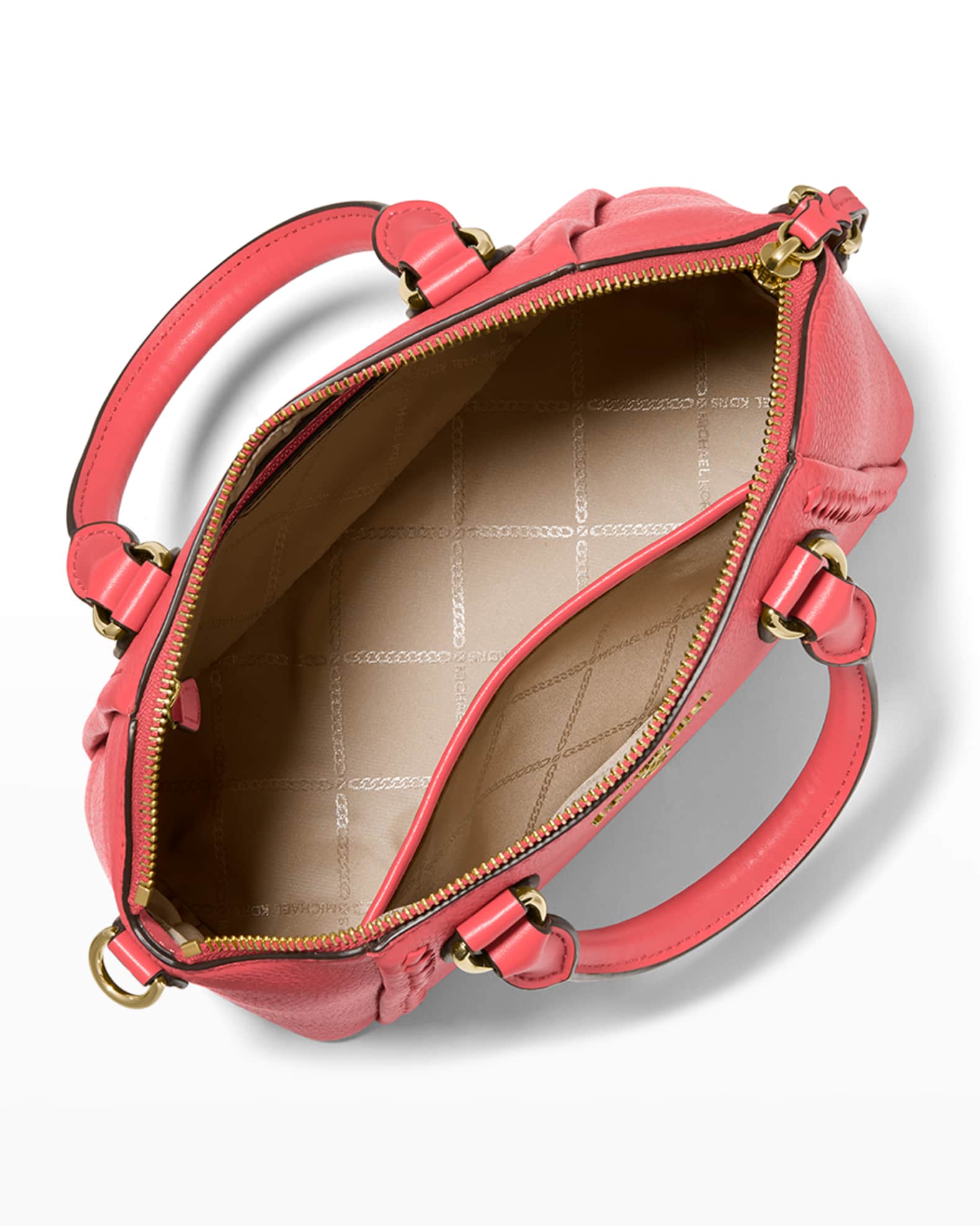 MICHAEL Michael Kors Sienna Medium Leather Messenger Bag Neiman Marcus