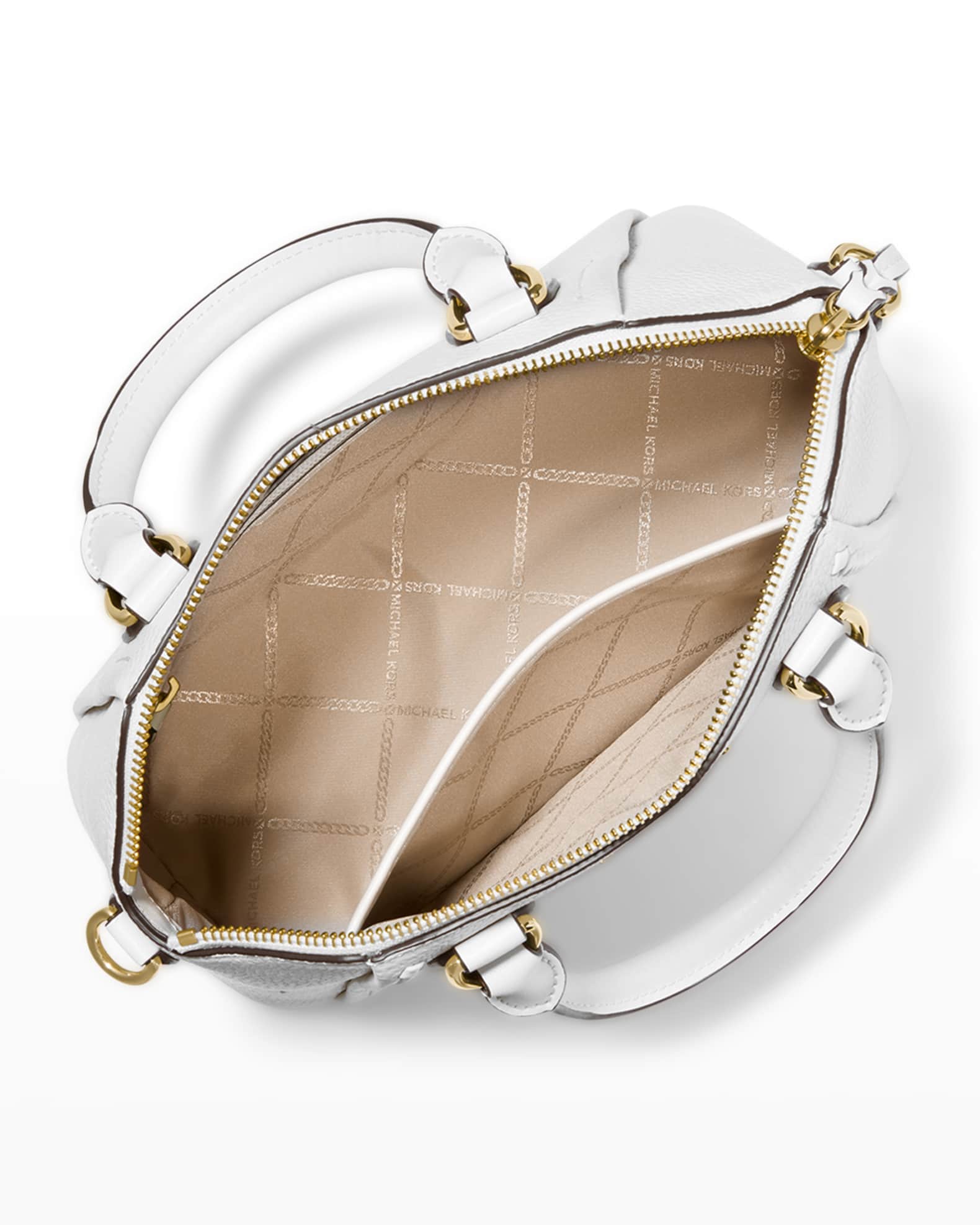 MICHAEL Michael Kors Sienna Medium Leather Messenger Bag Neiman Marcus