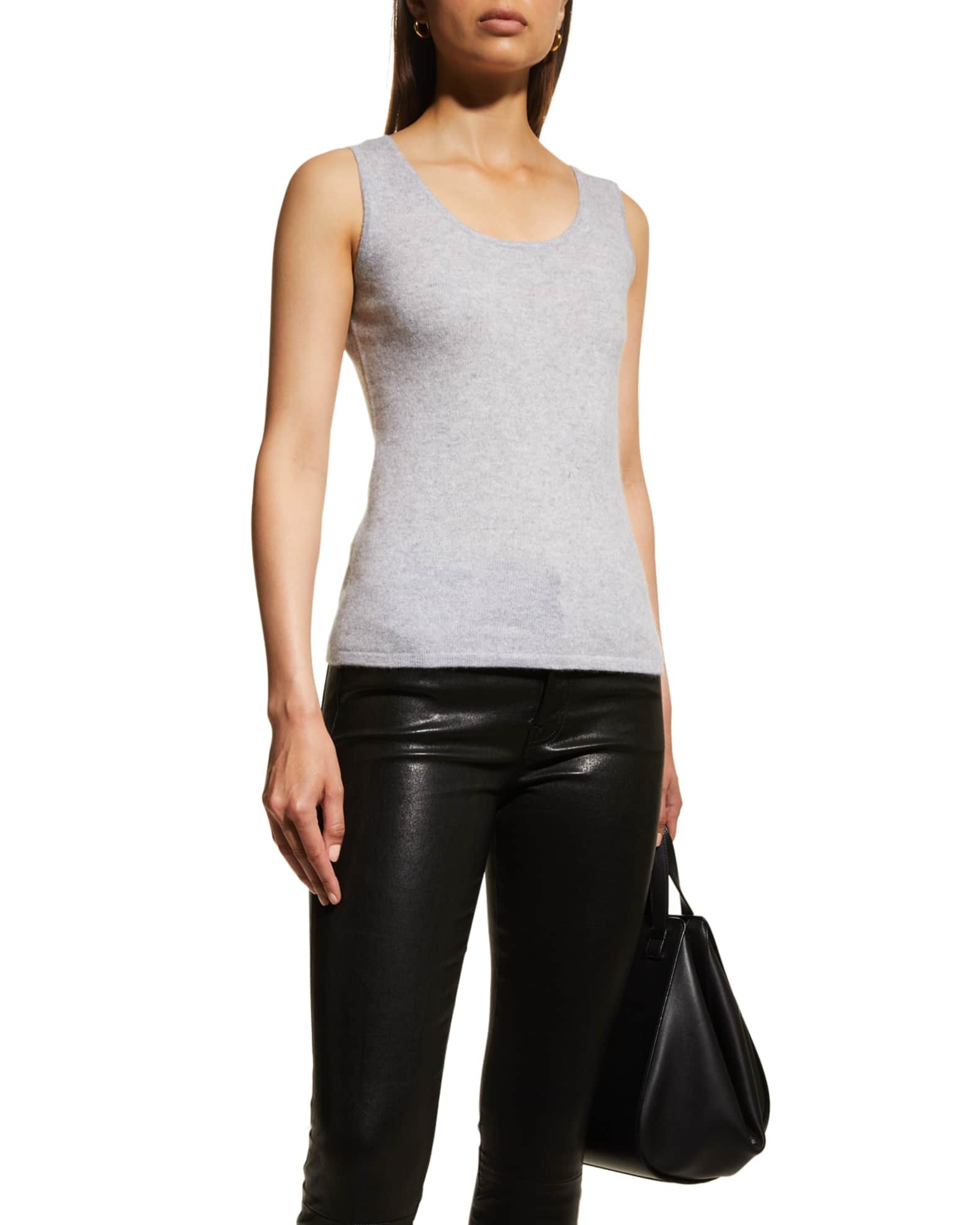 Cashmere Scoop-Neck Tank 1