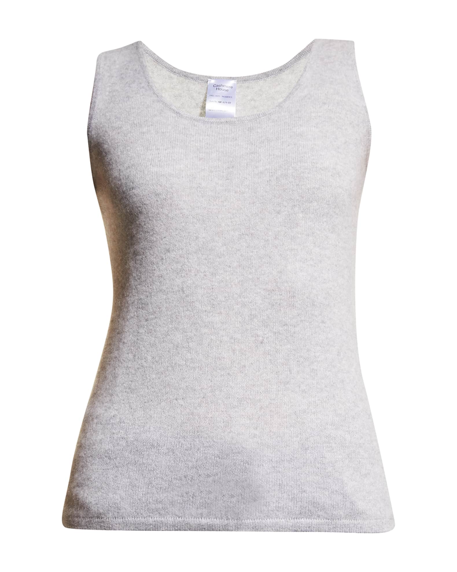 Cashmere Scoop-Neck Tank 0