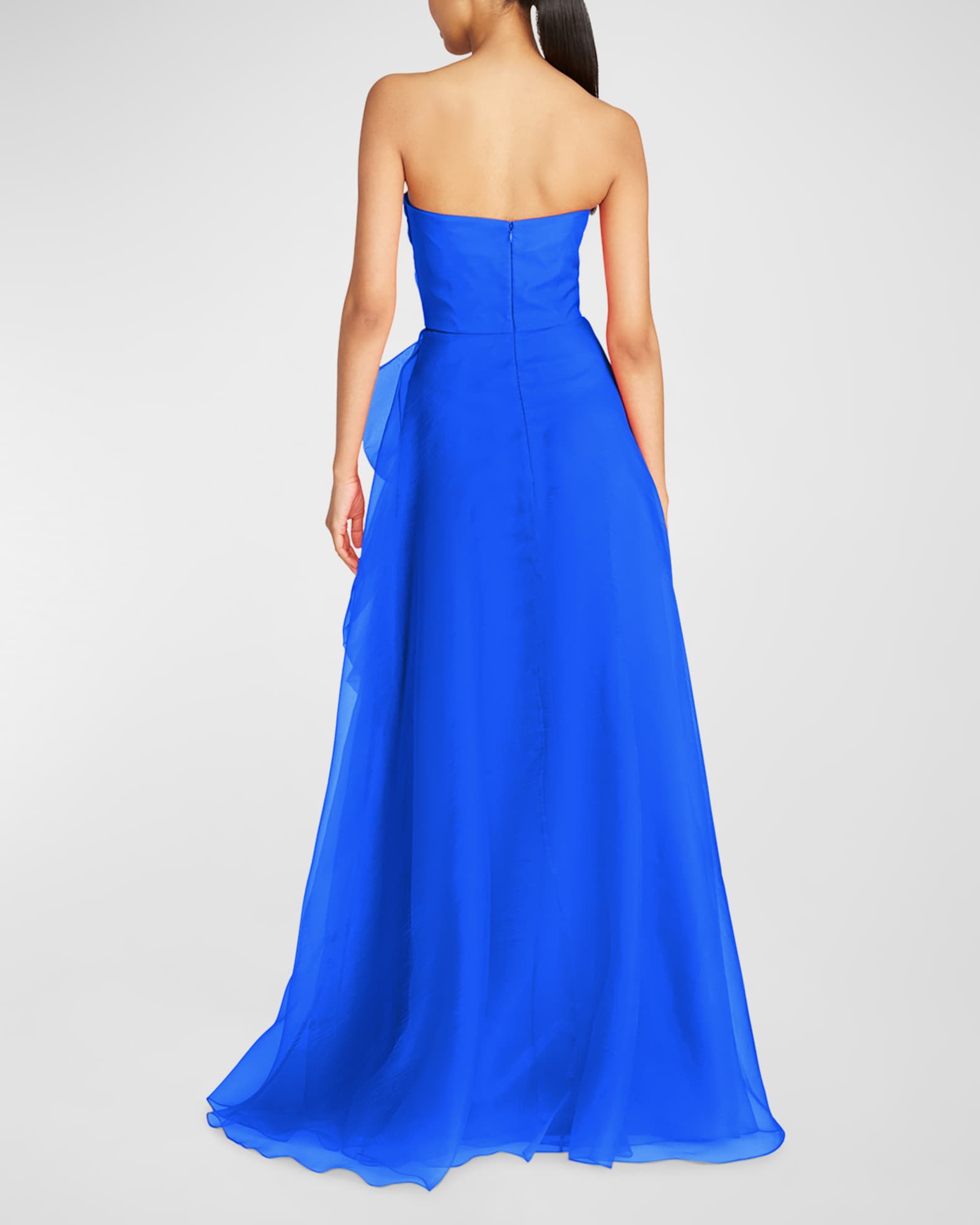 Teresa Draped Strapless Gown