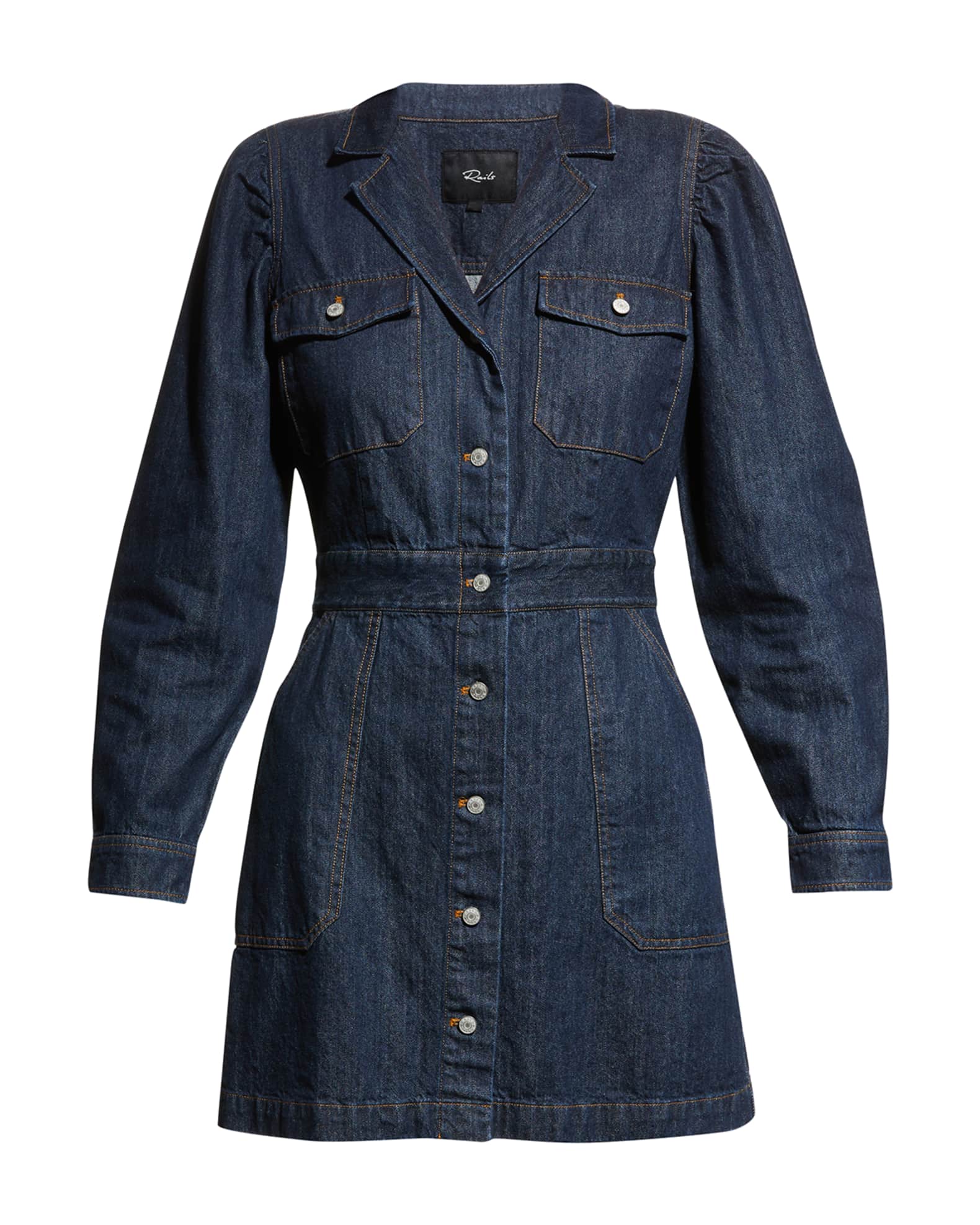 Rails
 Camille Denim Button-Front Shirt