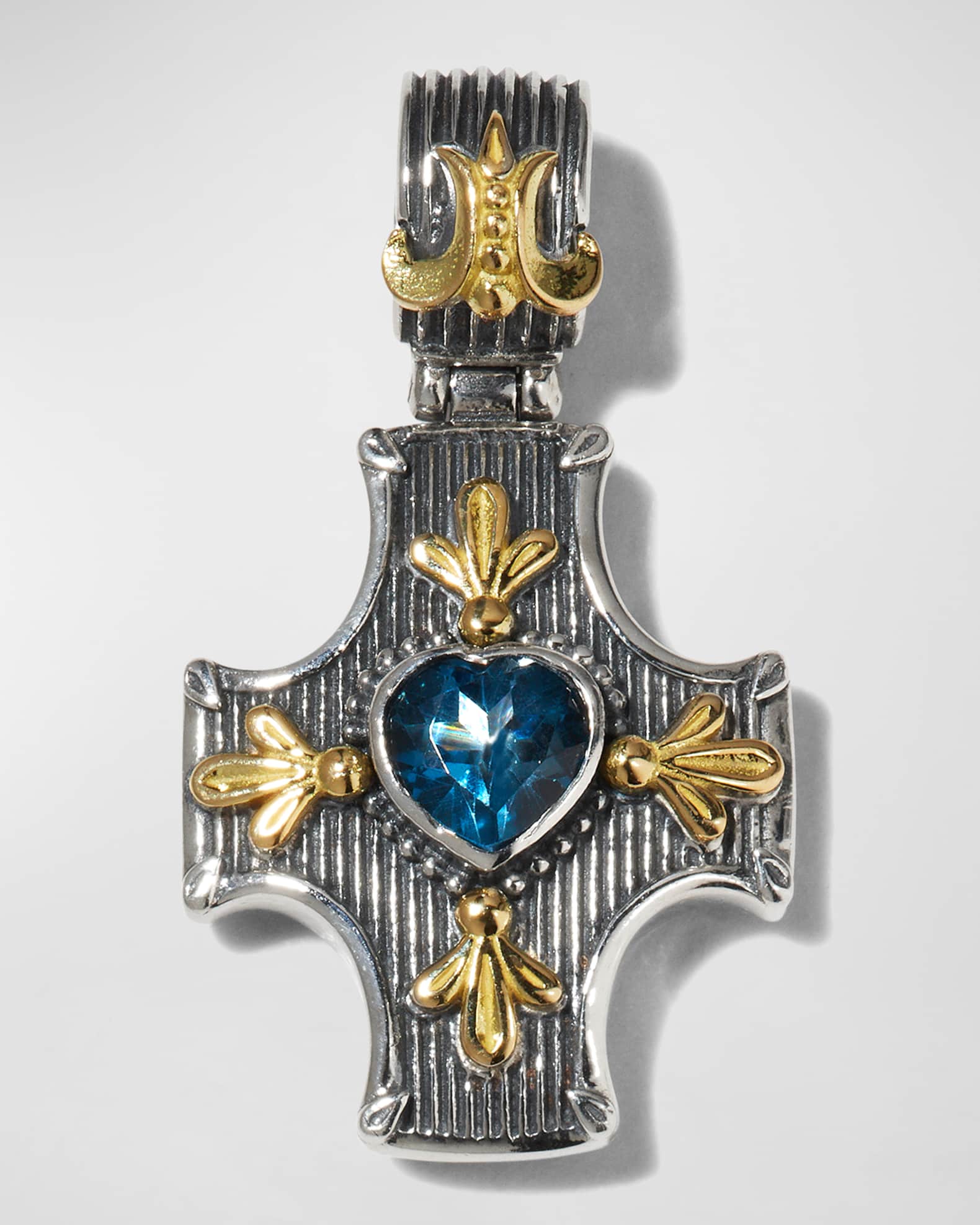 Blue topaz cross clearance