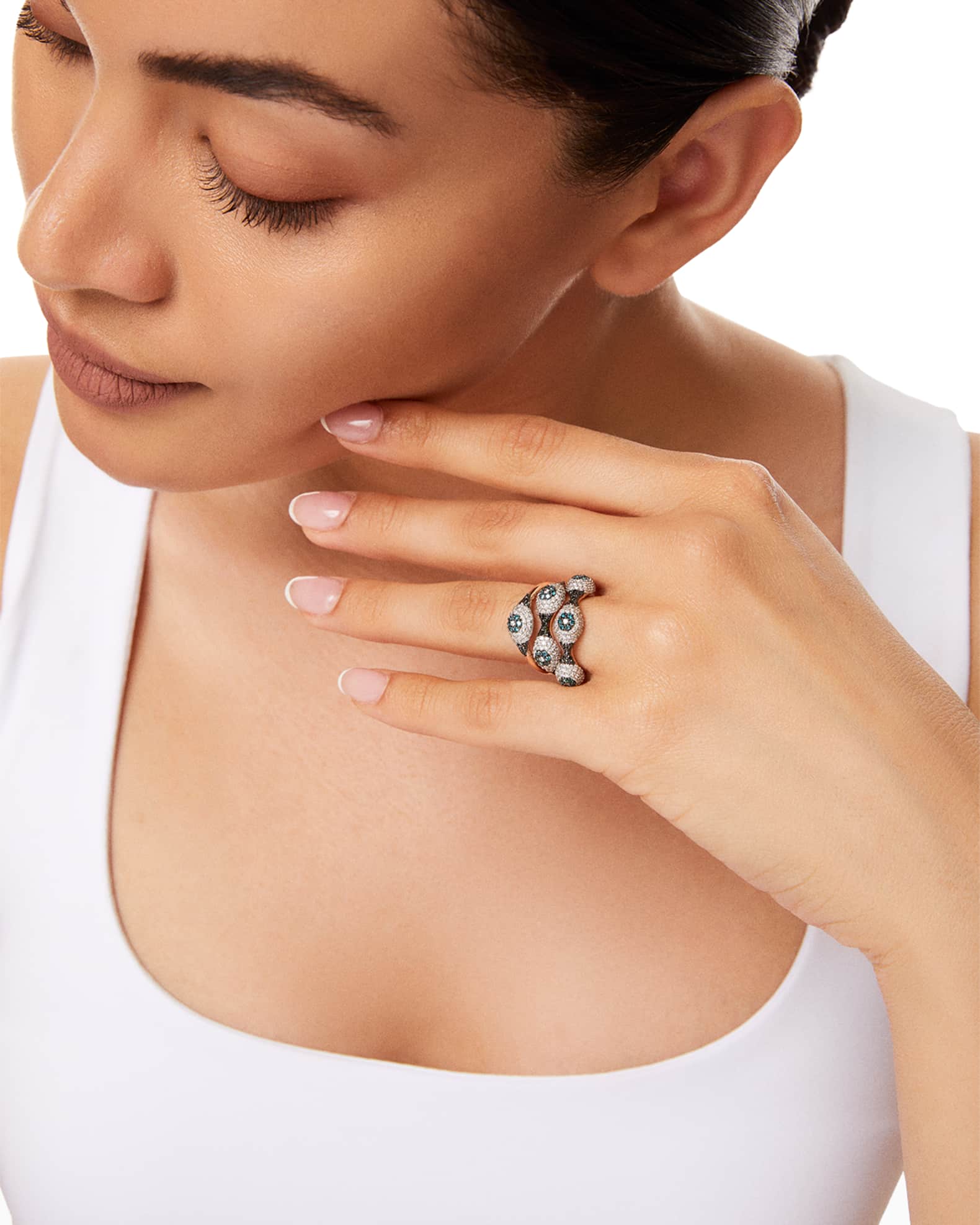 Eye Light Multi-Diamond Ring 1