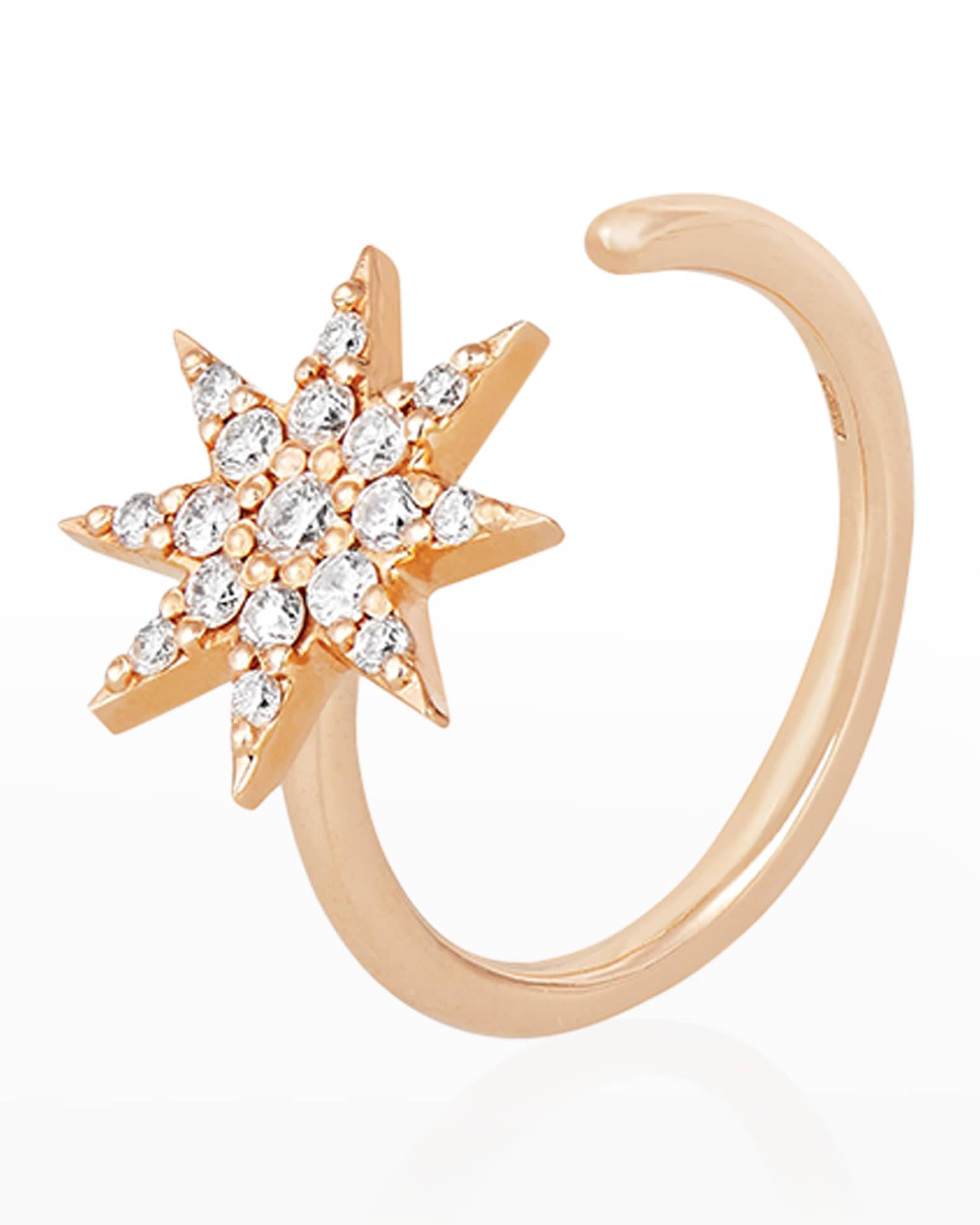 Venus Star Open Ring, Size 7 0