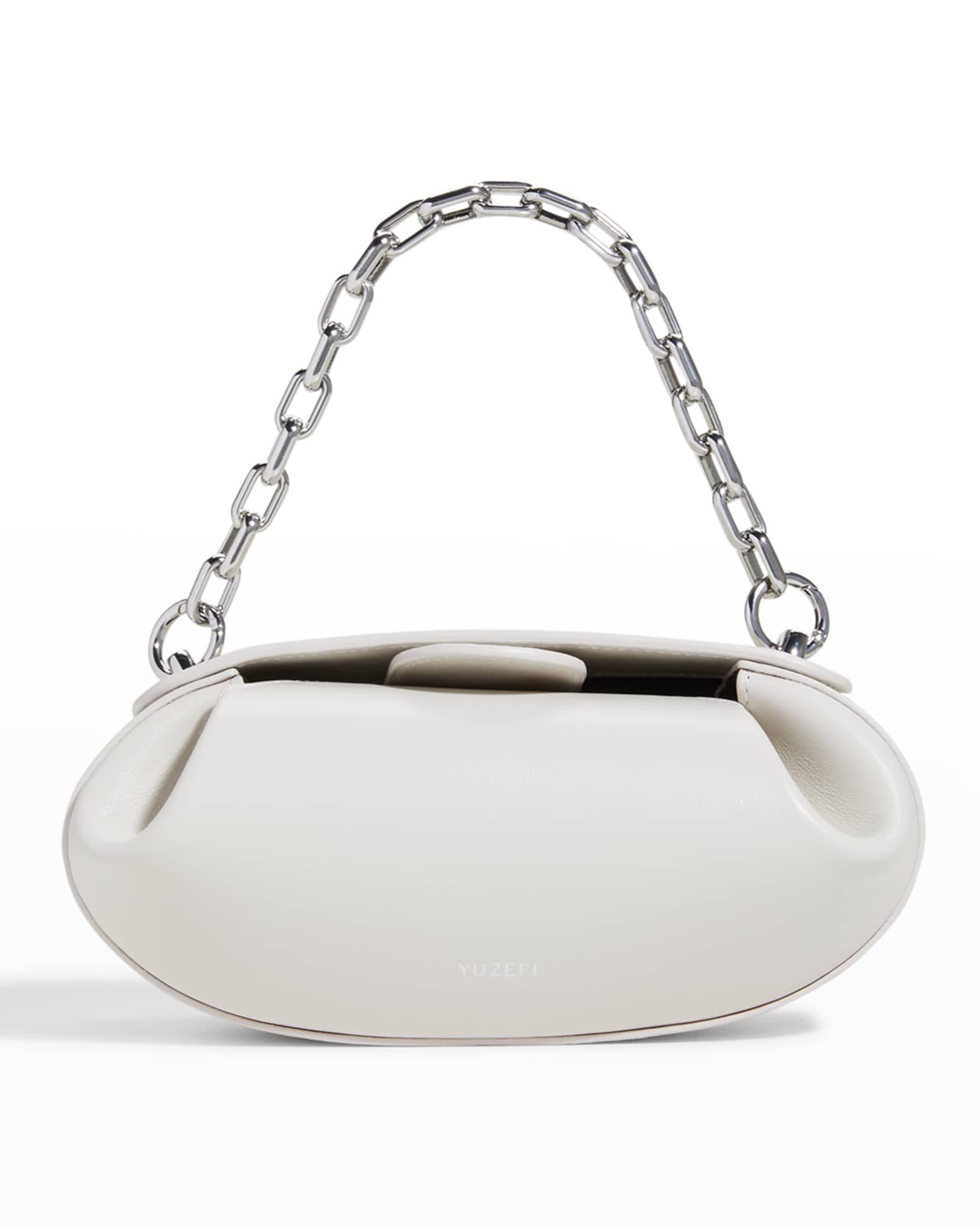 Yuzefi Dinner Roll Leather Shoulder Bag Neiman Marcus