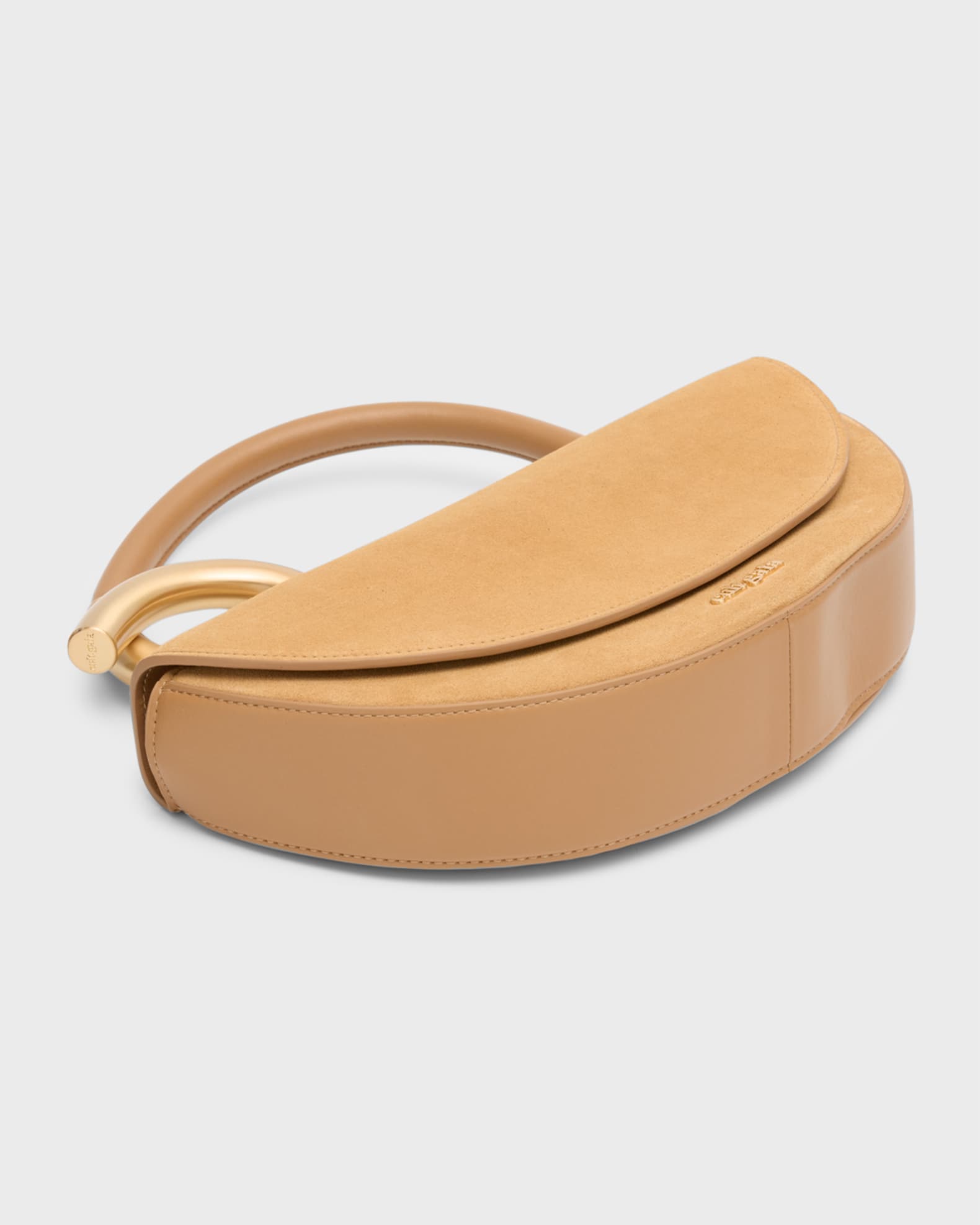 Azariah Coil Leather Top-Handle Bag 1