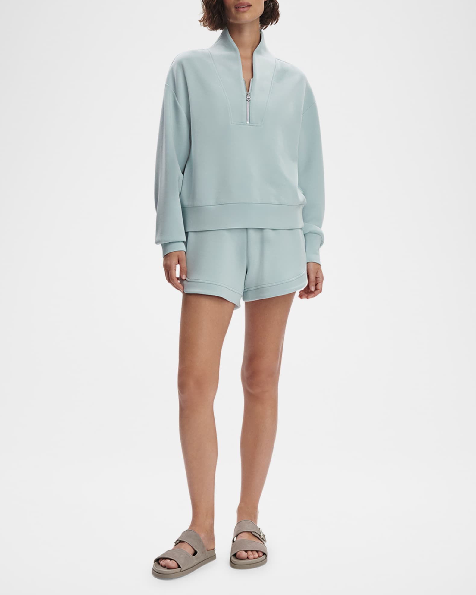 Davidson Partial-Zip Sweatshirt  1
