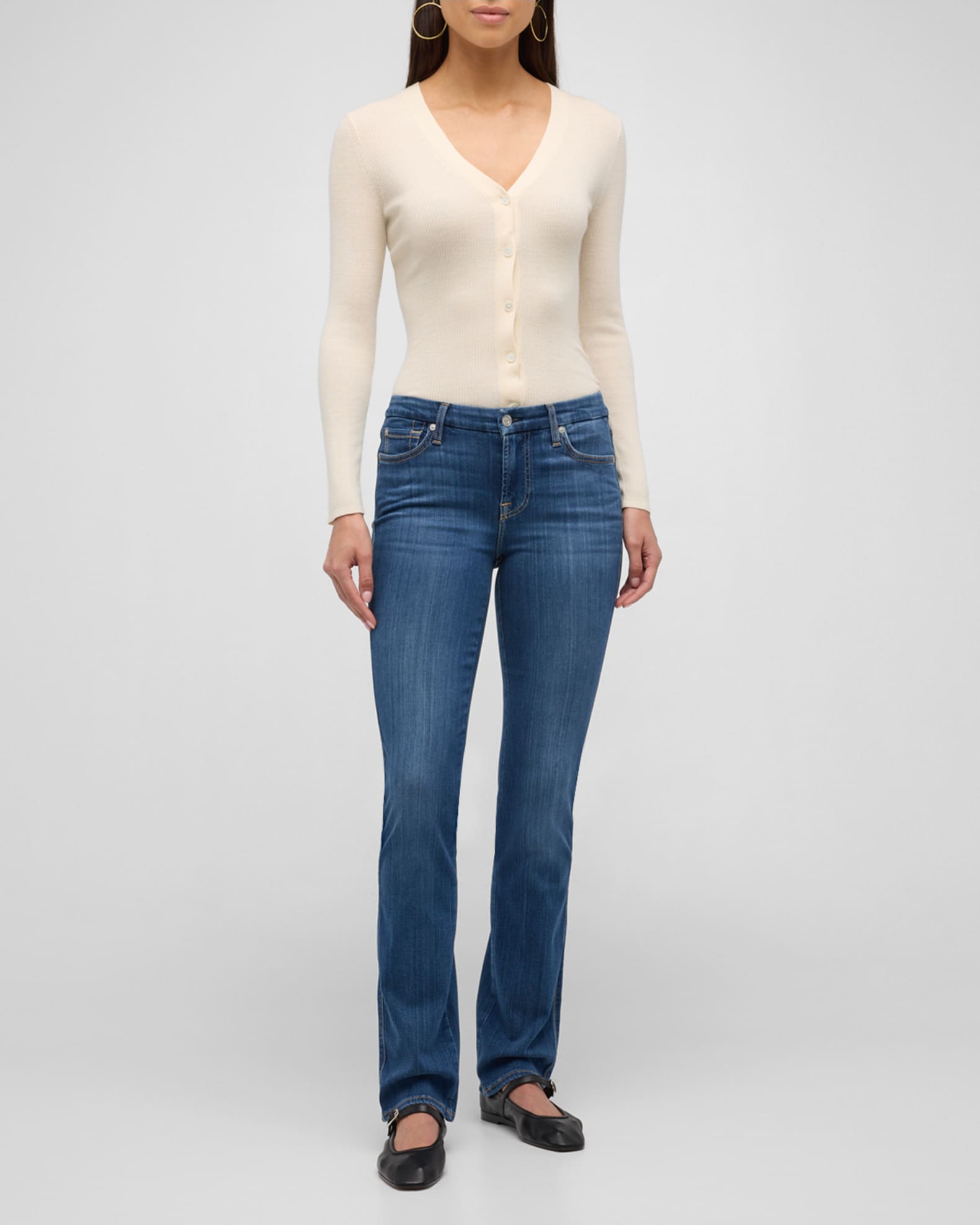 Kimmie Straight Slim-Illusion Jeans 1
