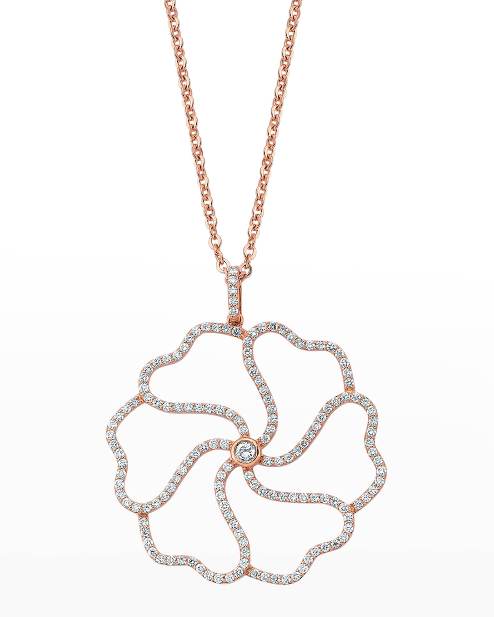 Violet Pendant Necklace 0