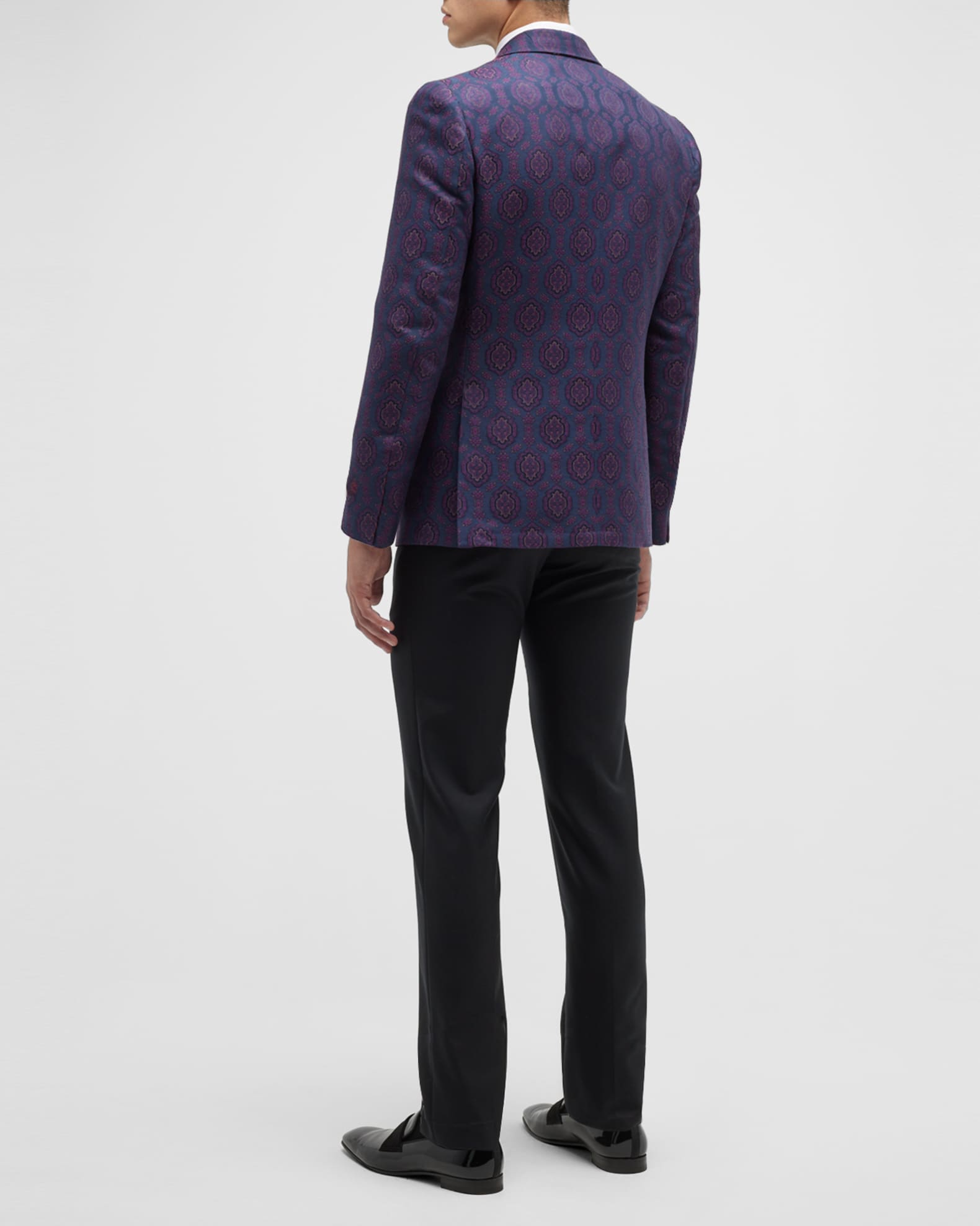 Isaia Men's Sanita Jacquard Tuxedo Jacket | Neiman Marcus