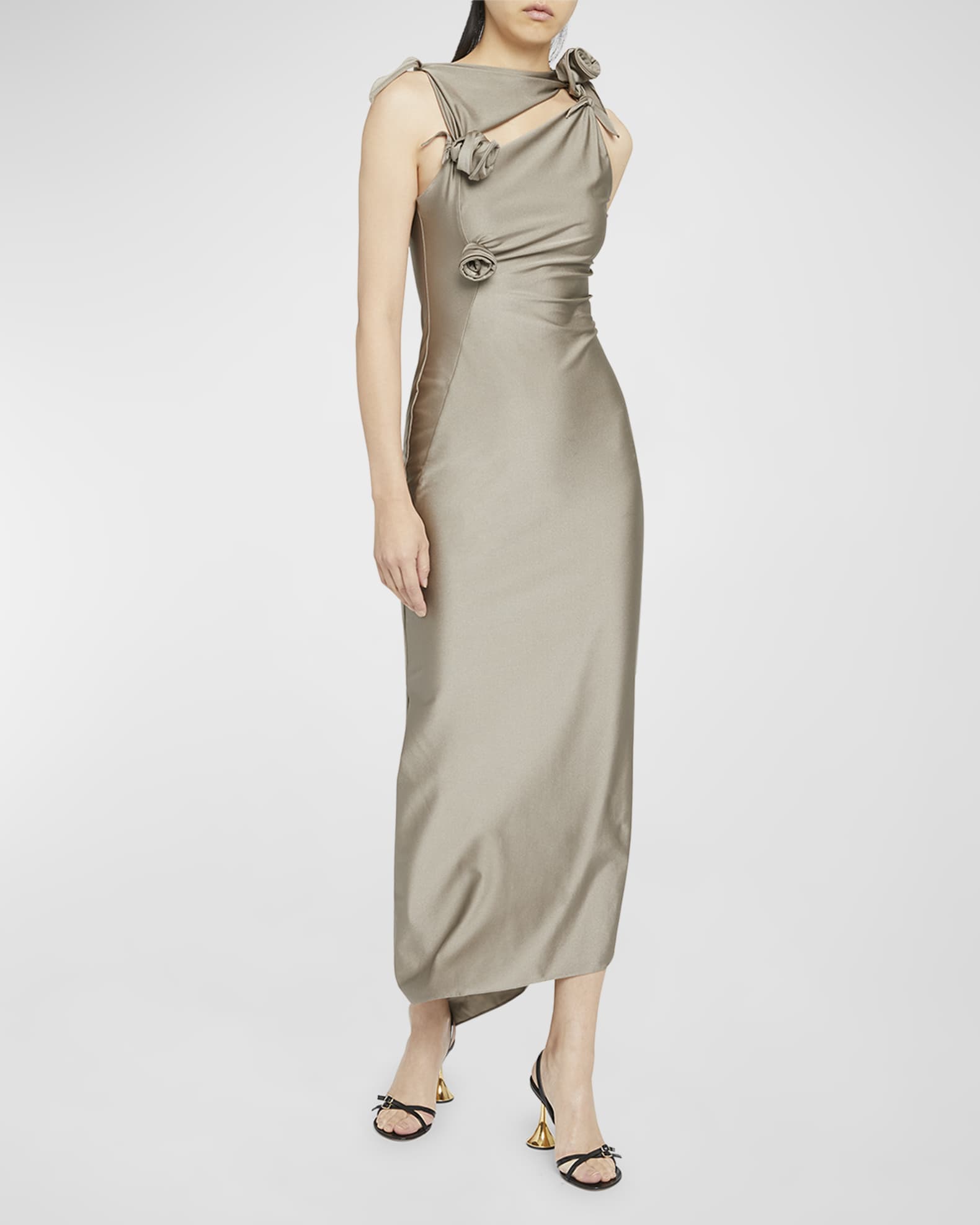 COPERNI Asymmetric Flower Gown (White) main image 1