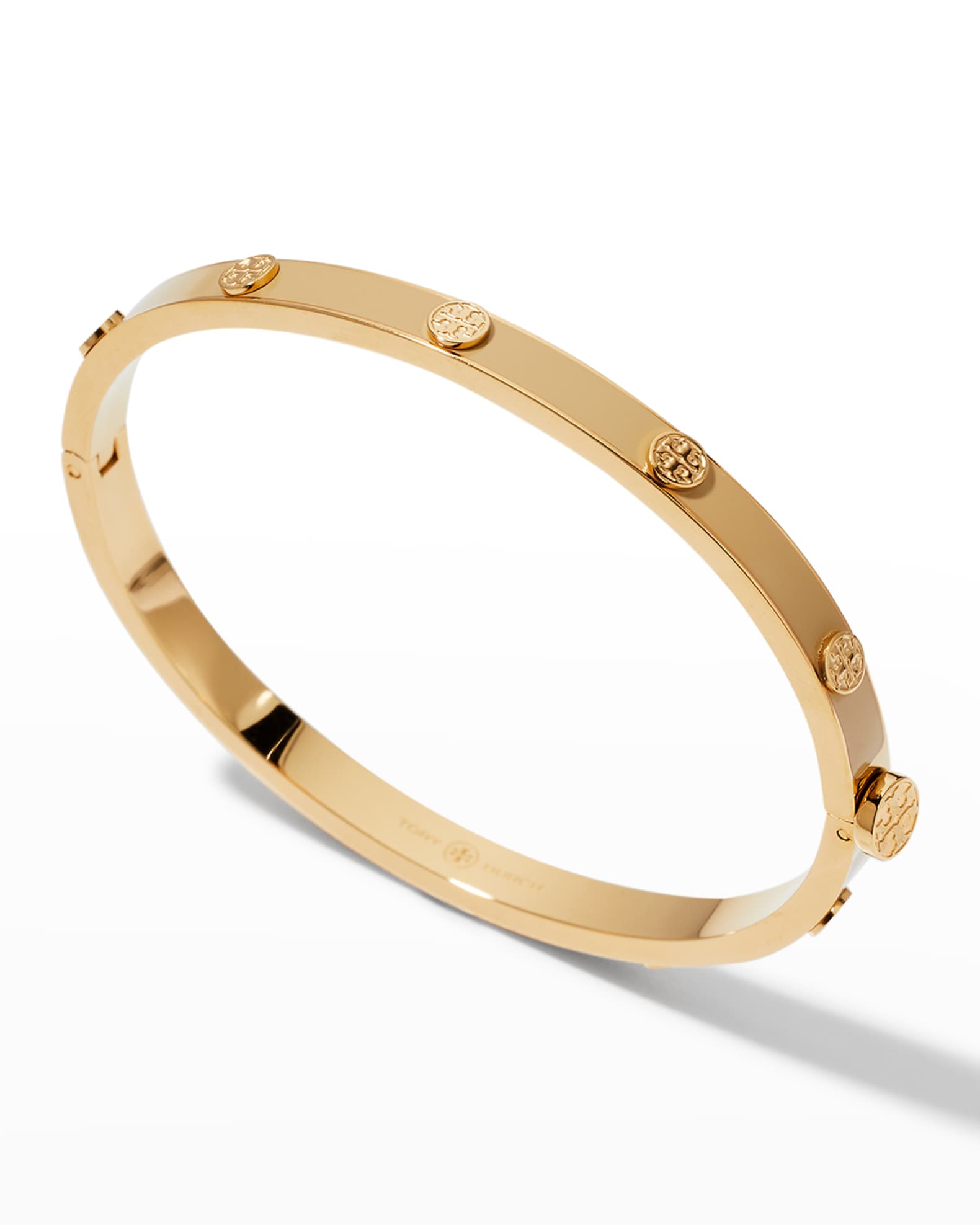 Tory Burch Miller Stud 5mm Enamel Hinge Bracelet Neiman Marcus