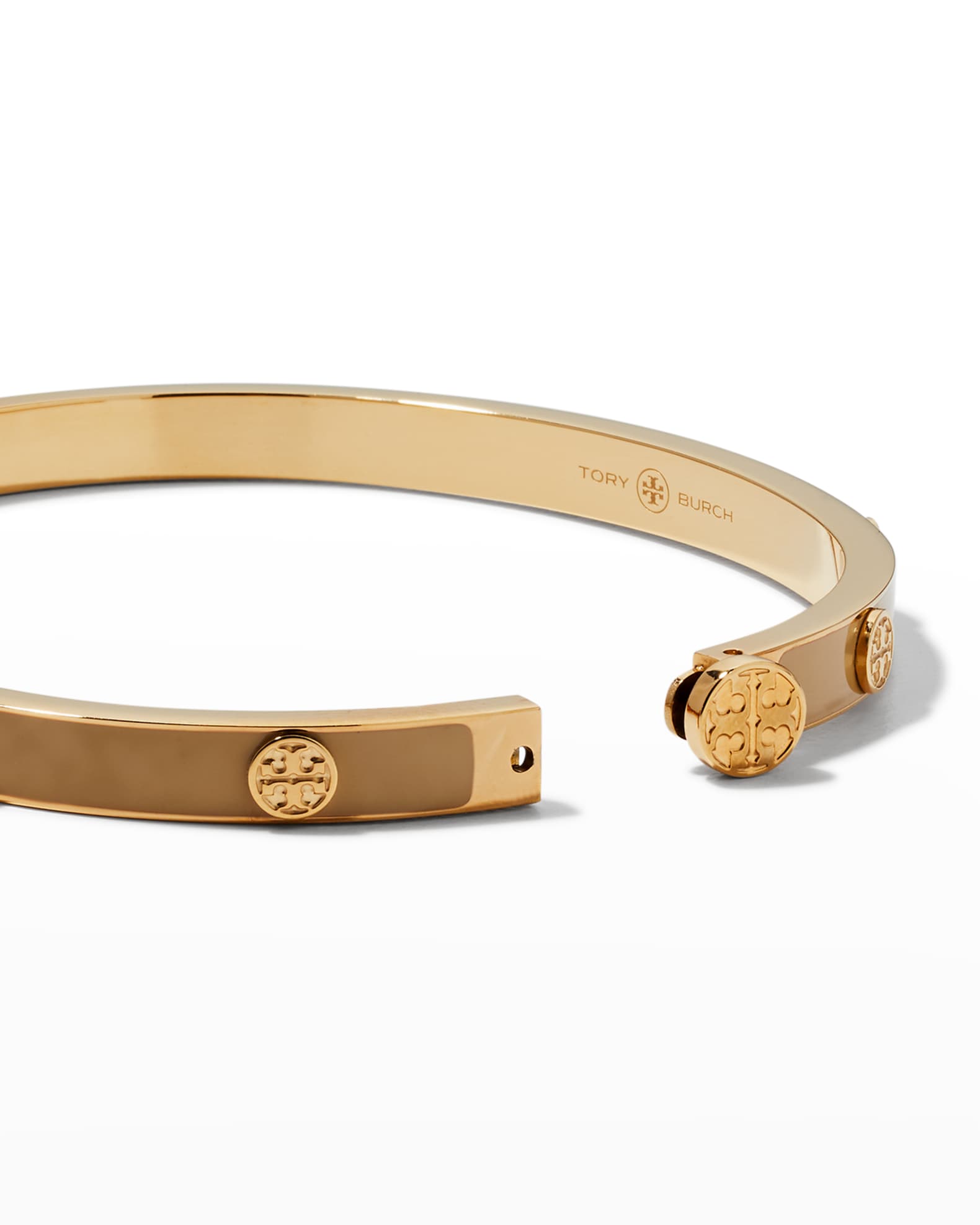 Tory Burch Miller Stud 5mm Enamel Hinge Bracelet Neiman Marcus