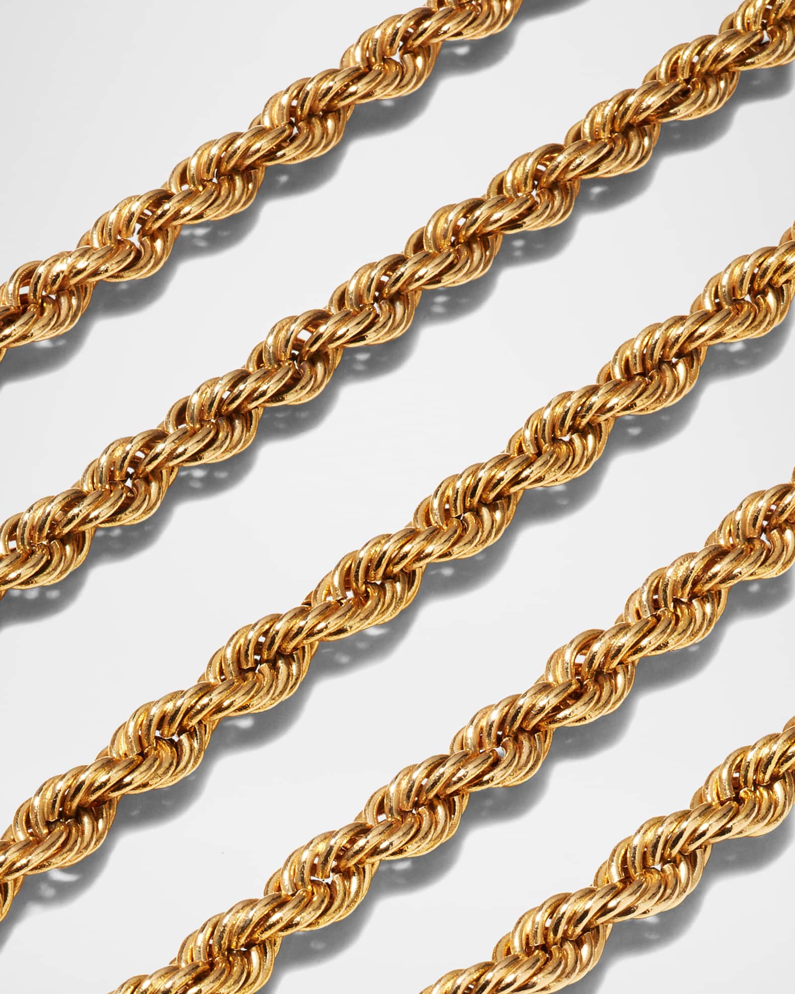 NM Estate Yellow Gold Twist Chain Necklace, 33