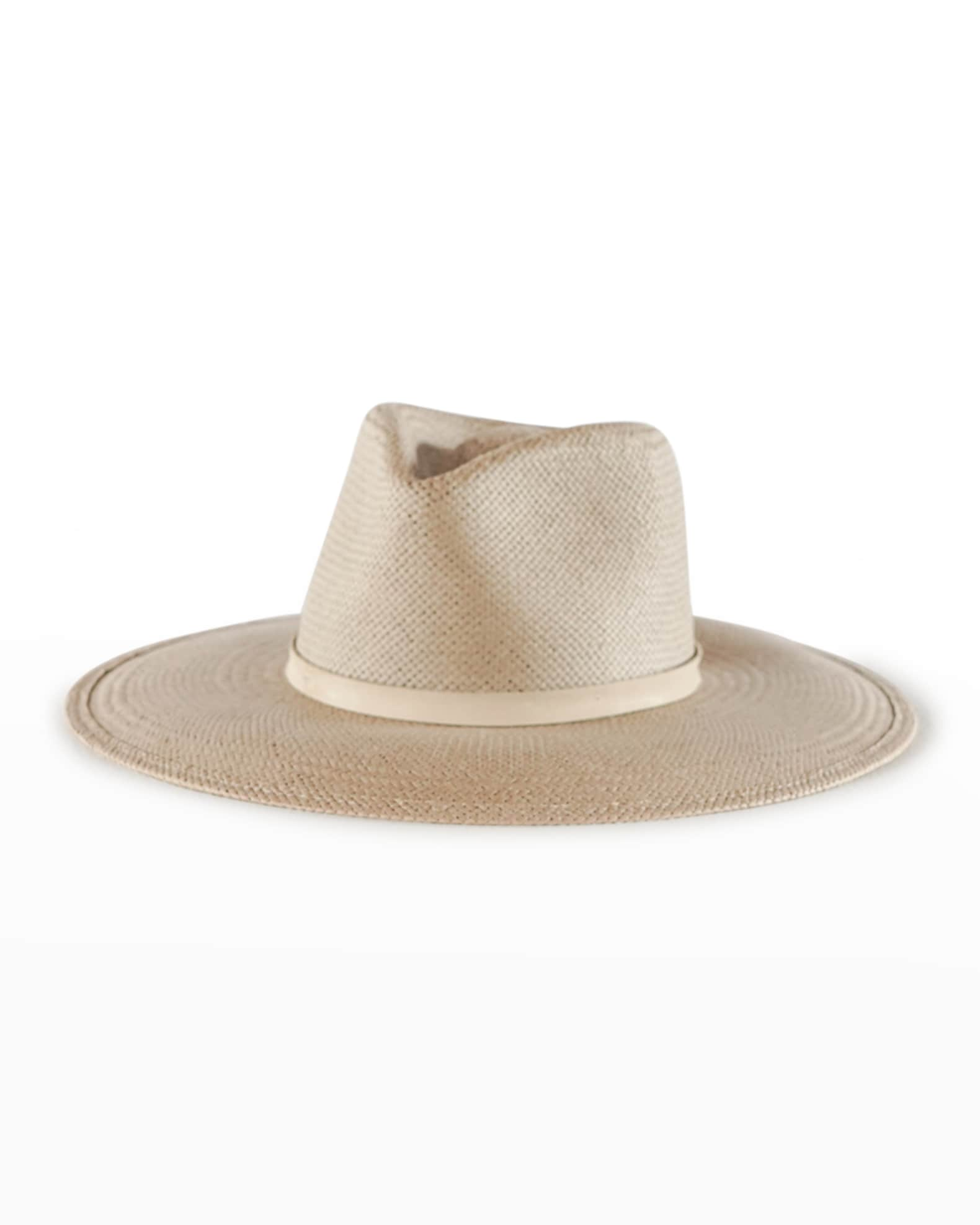 Janessa Leone Straw Baseball Cap - Neutrals Hats, Accessories