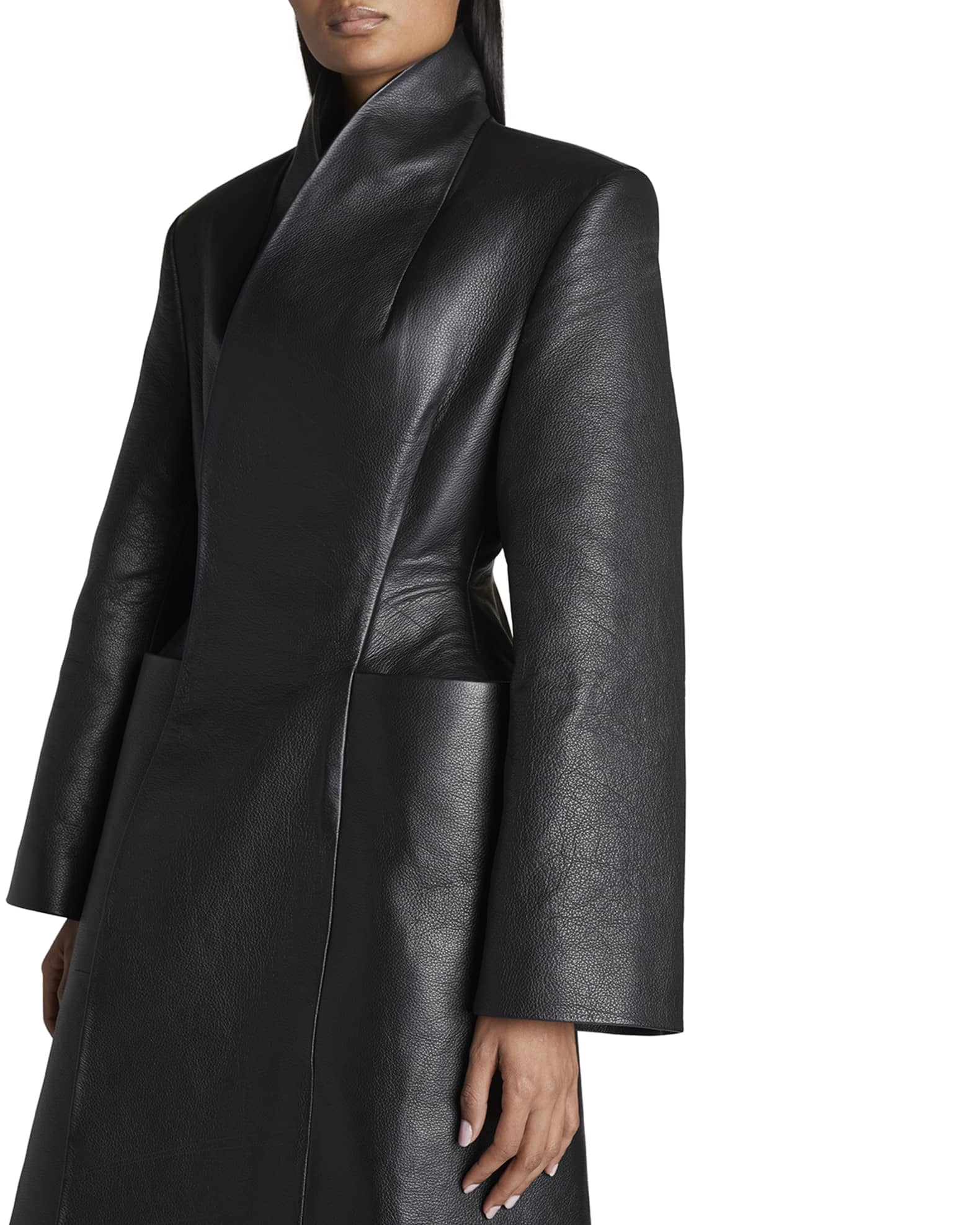 balenciaga hourglass coat