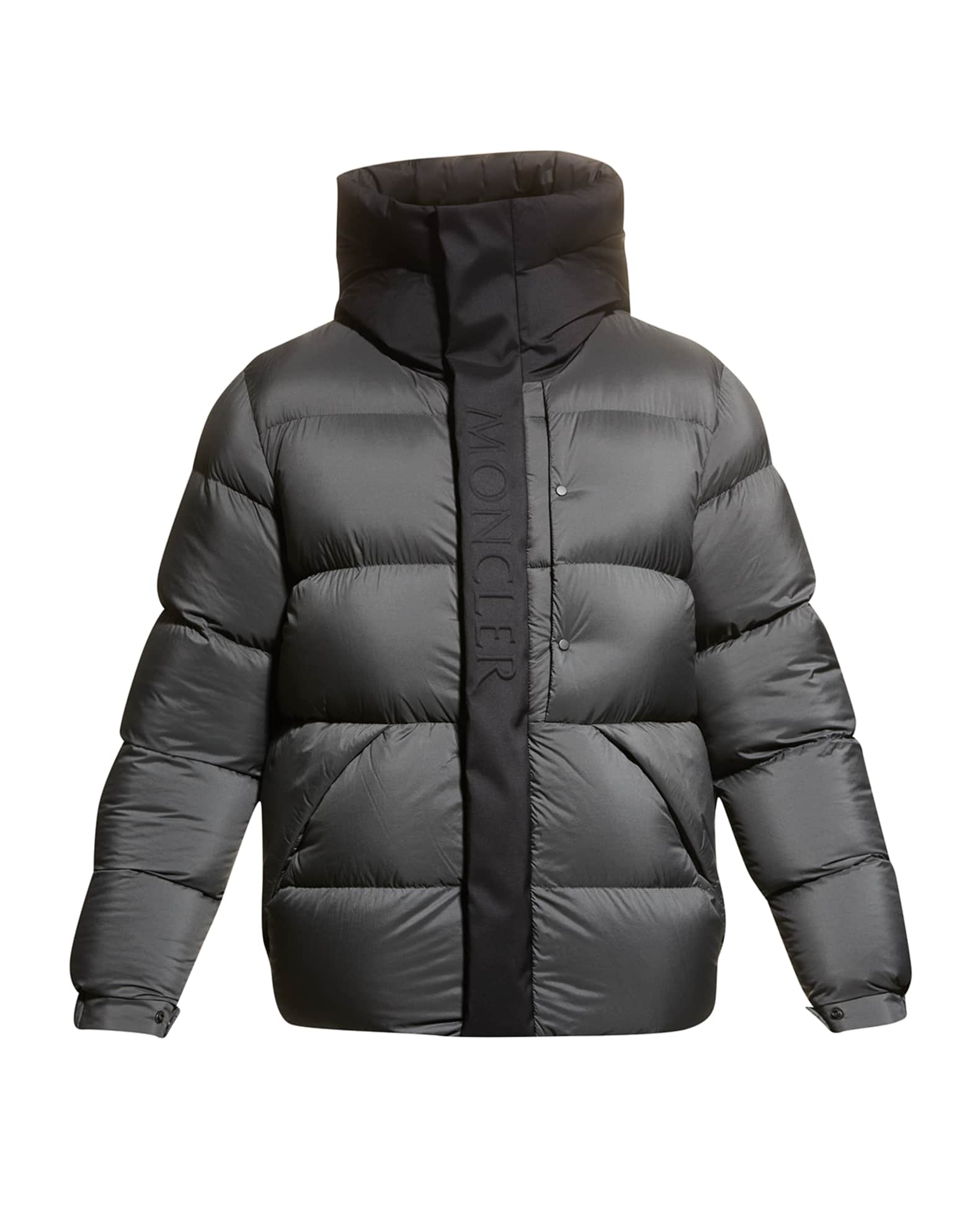 Moncler Madeira Puffer Jacket in Dark_grey Mens Clothing Jackets Casual jackets Black for Men 
