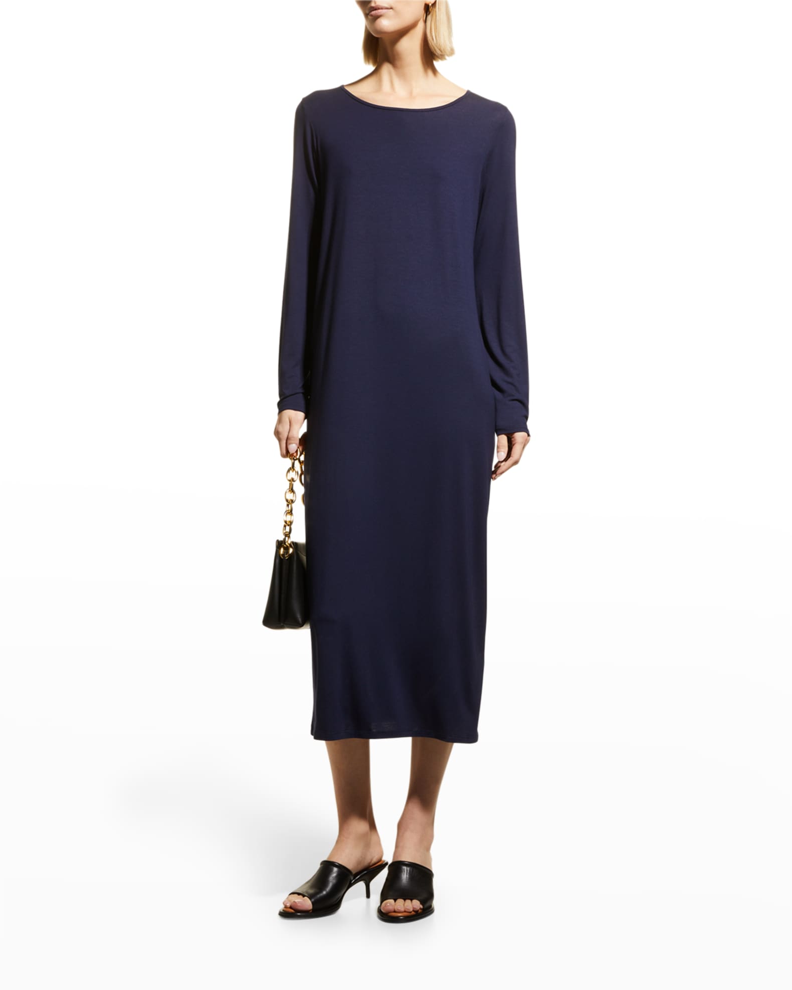 Scoop Neck Jersey Dress main image 0