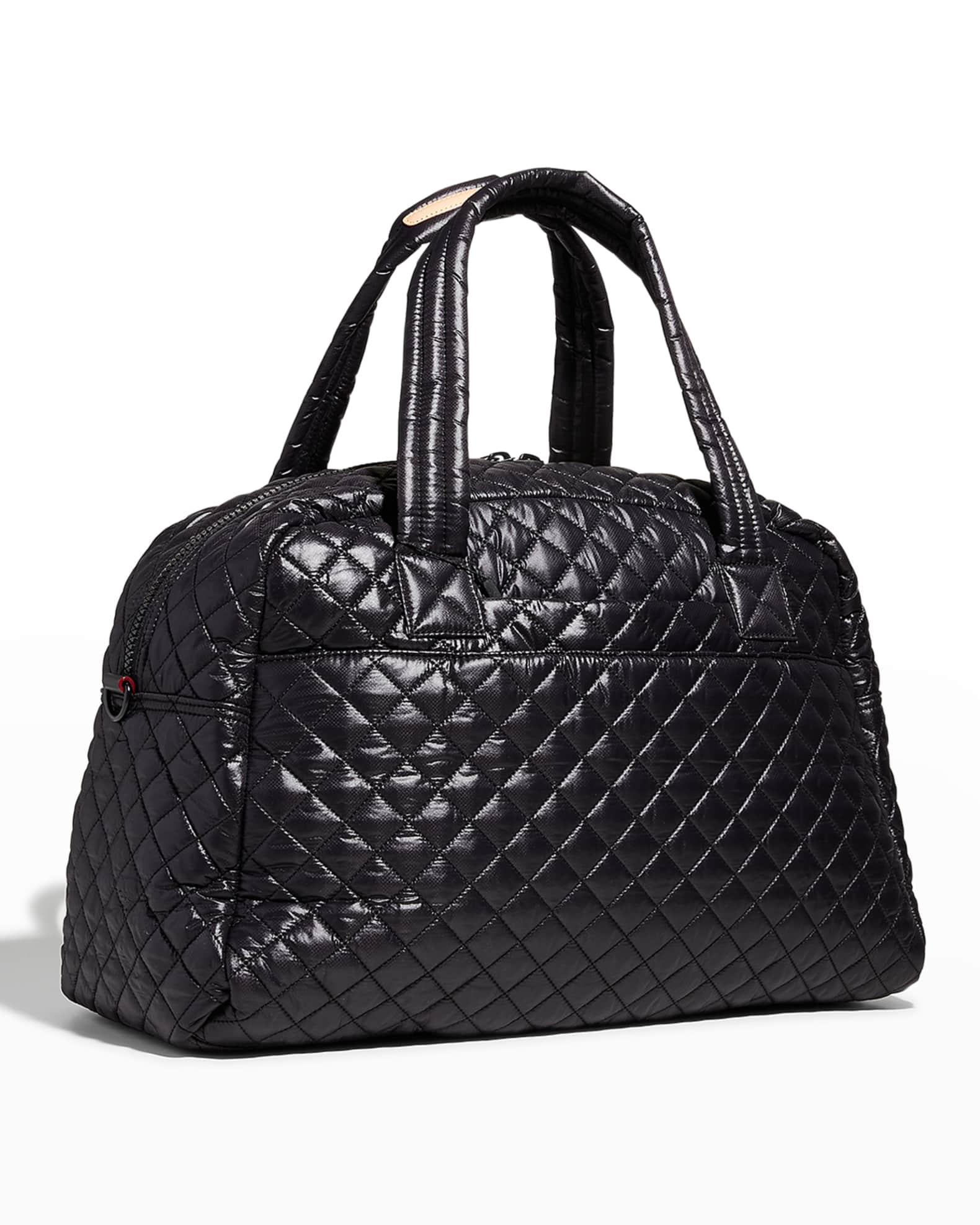 MZ WALLACE Jim Travel Quilted Nylon Duffel Bag | Neiman Marcus