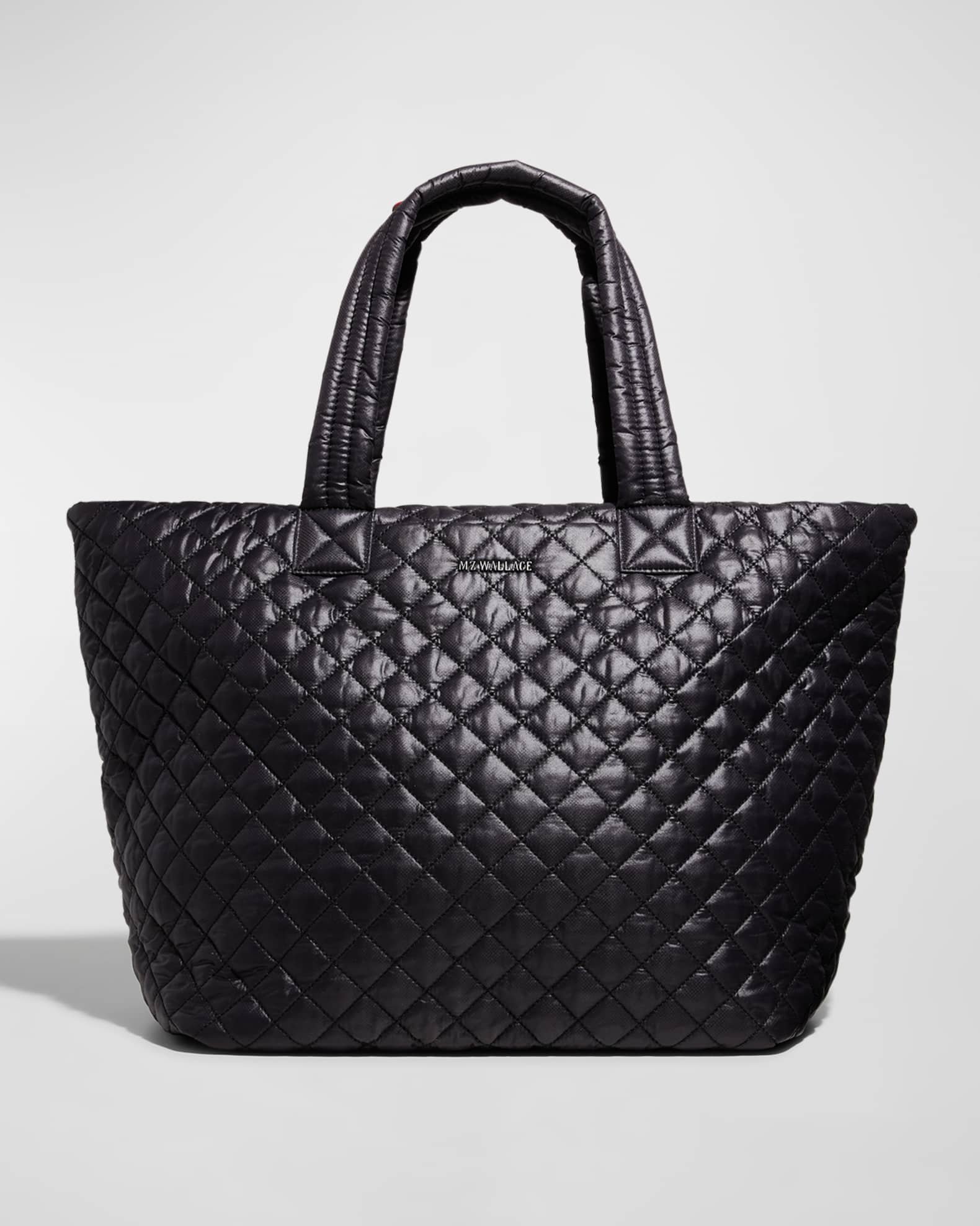MZ Wallace Black Large Metro Tote Deluxe