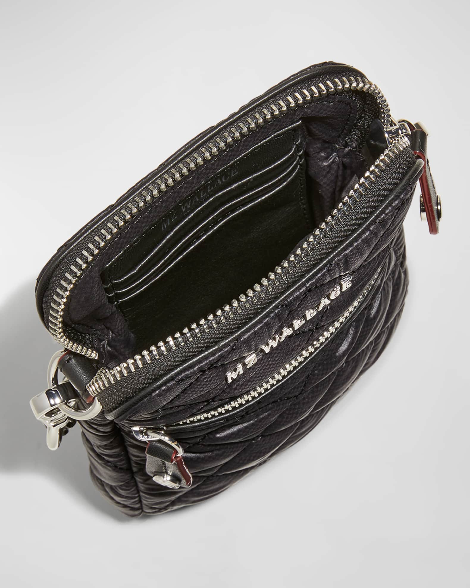 MZ WALLACE Crosby Micro Quilted Nylon Crossbody Bag Neiman Marcus