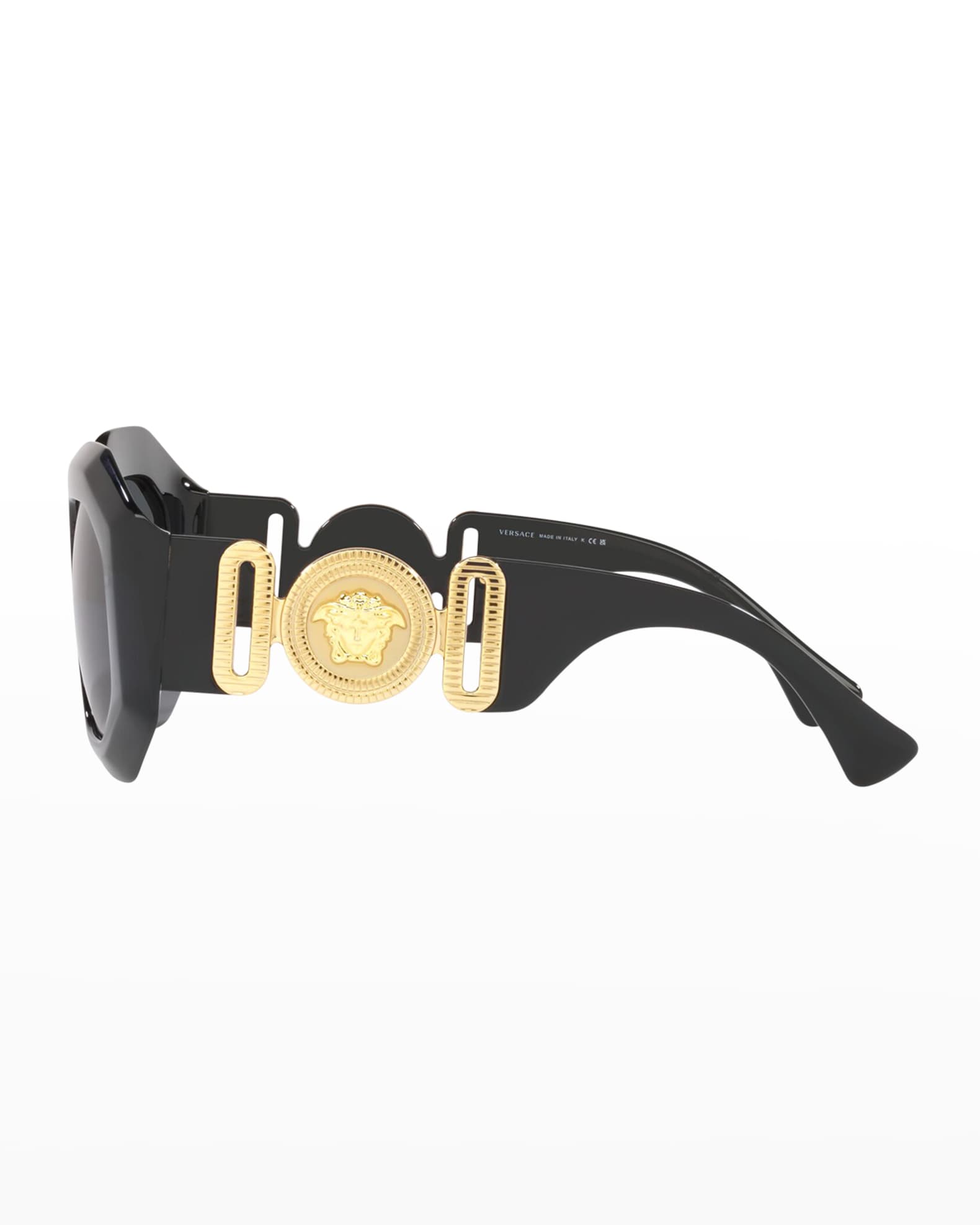Medusa Square Plastic Sunglasses 1