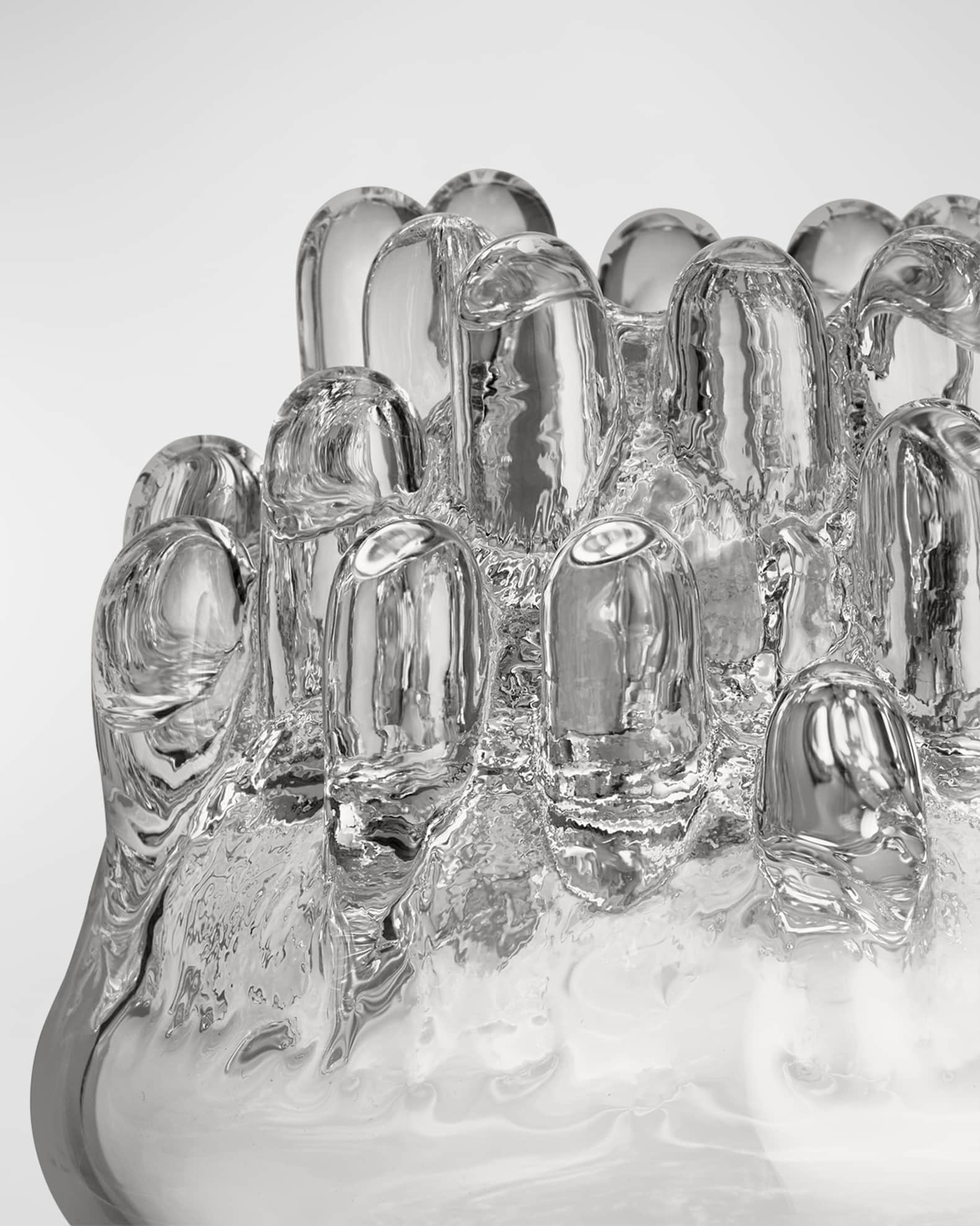 Kosta Boda Polar Clear Votive, 6.3