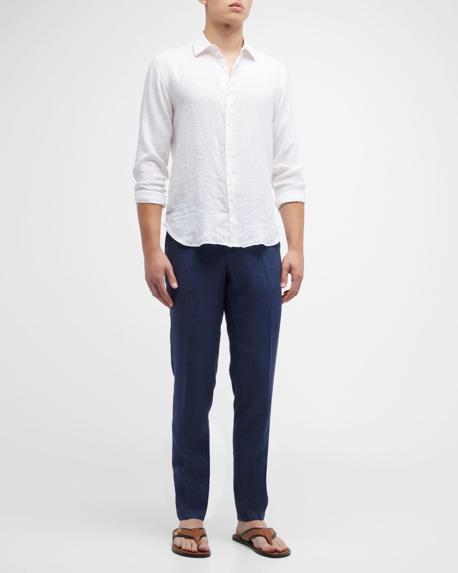 Men's Giles Linen Sport Shirt 1