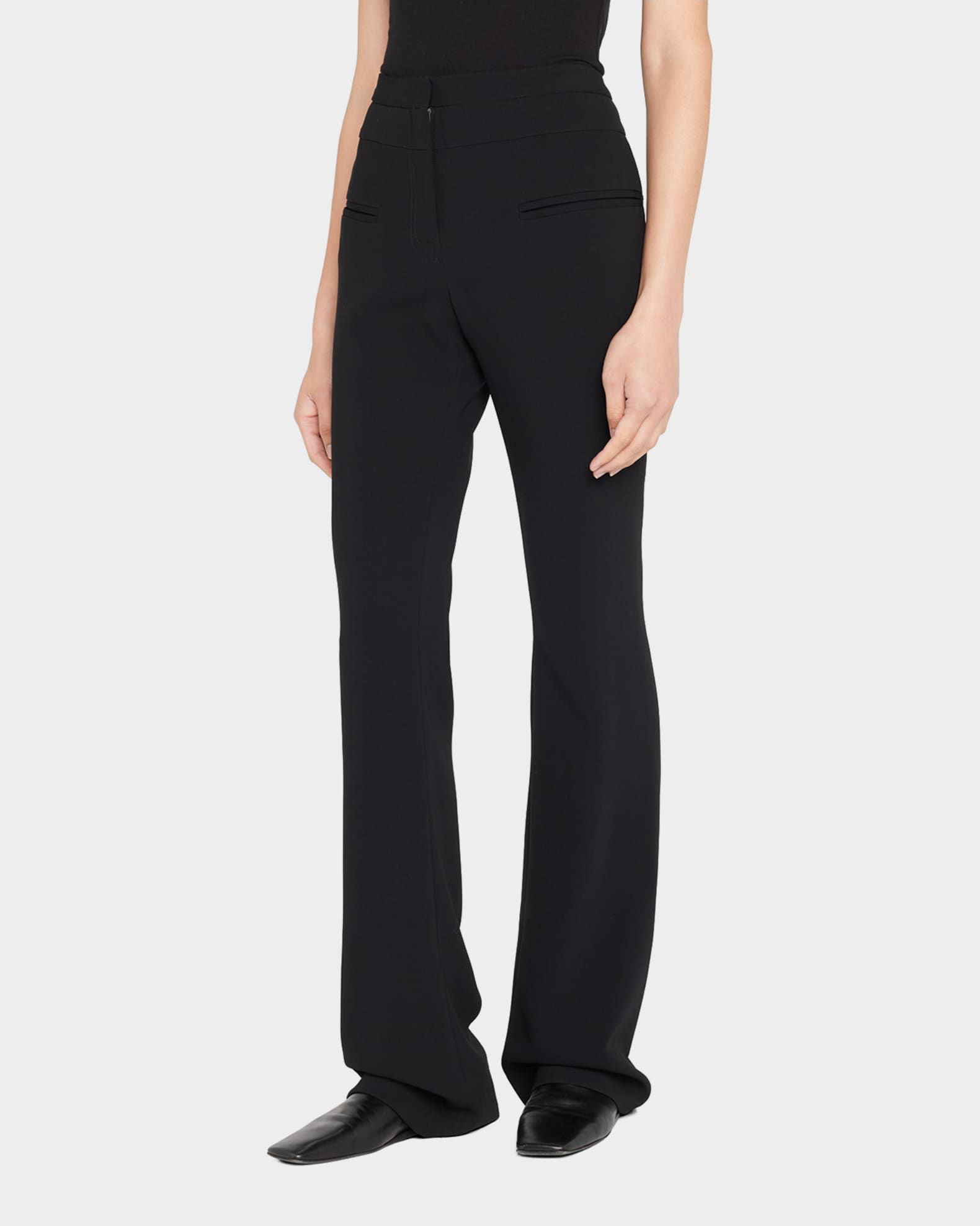 Serge Flare Trouser