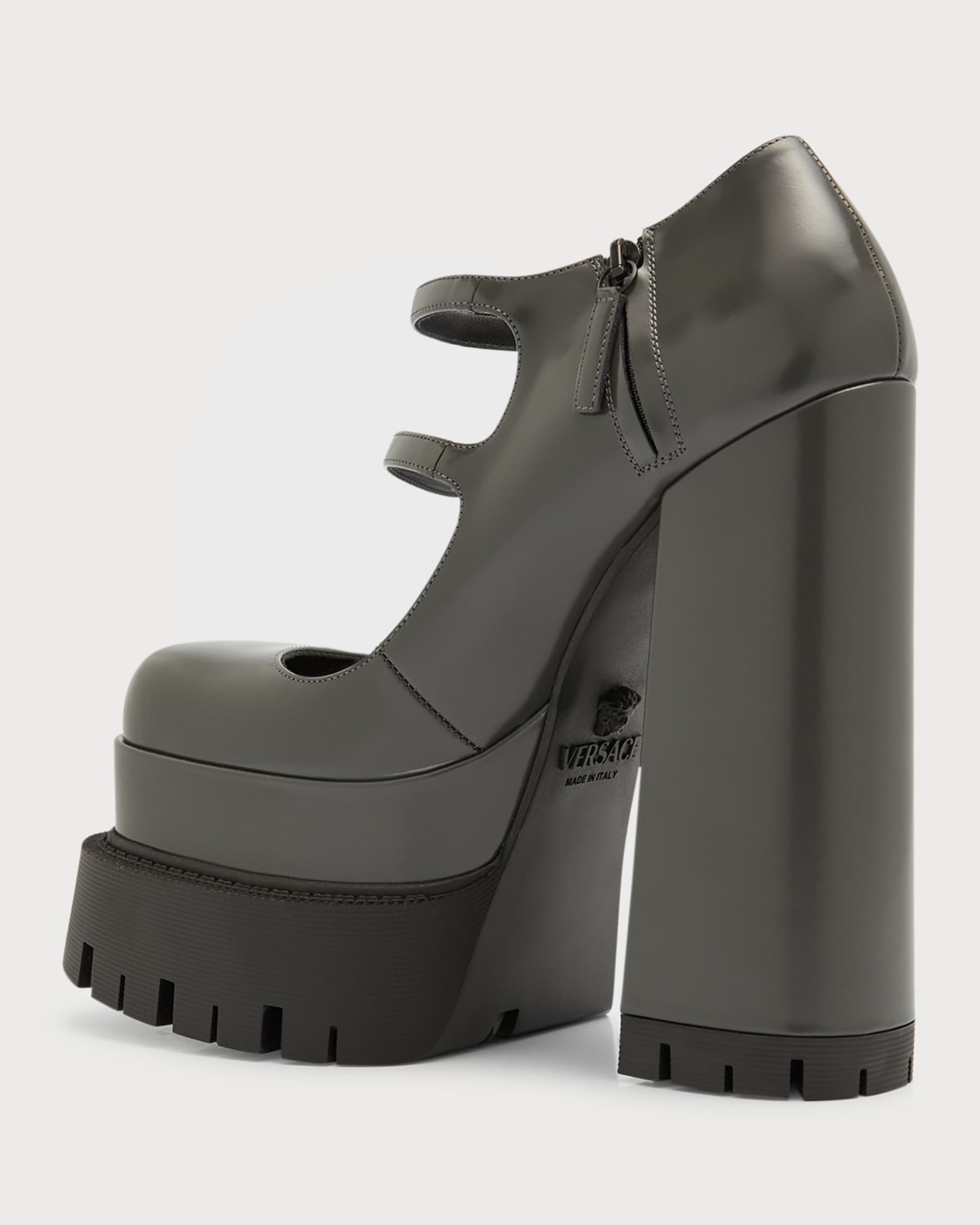 Versace Medusa Aevitas Platform Mary Janes Neiman Marcus