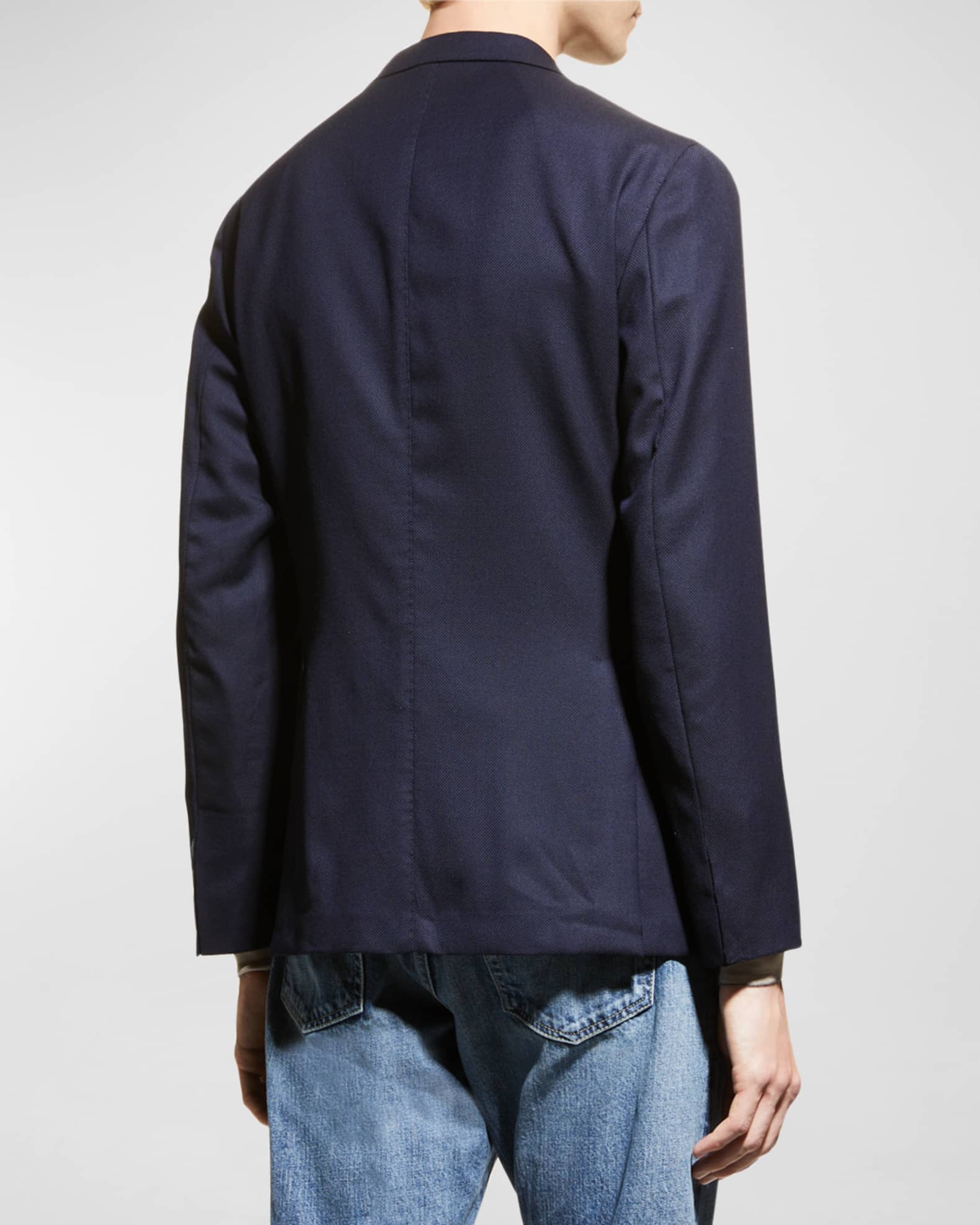 Boglioli sales hopsack blazer