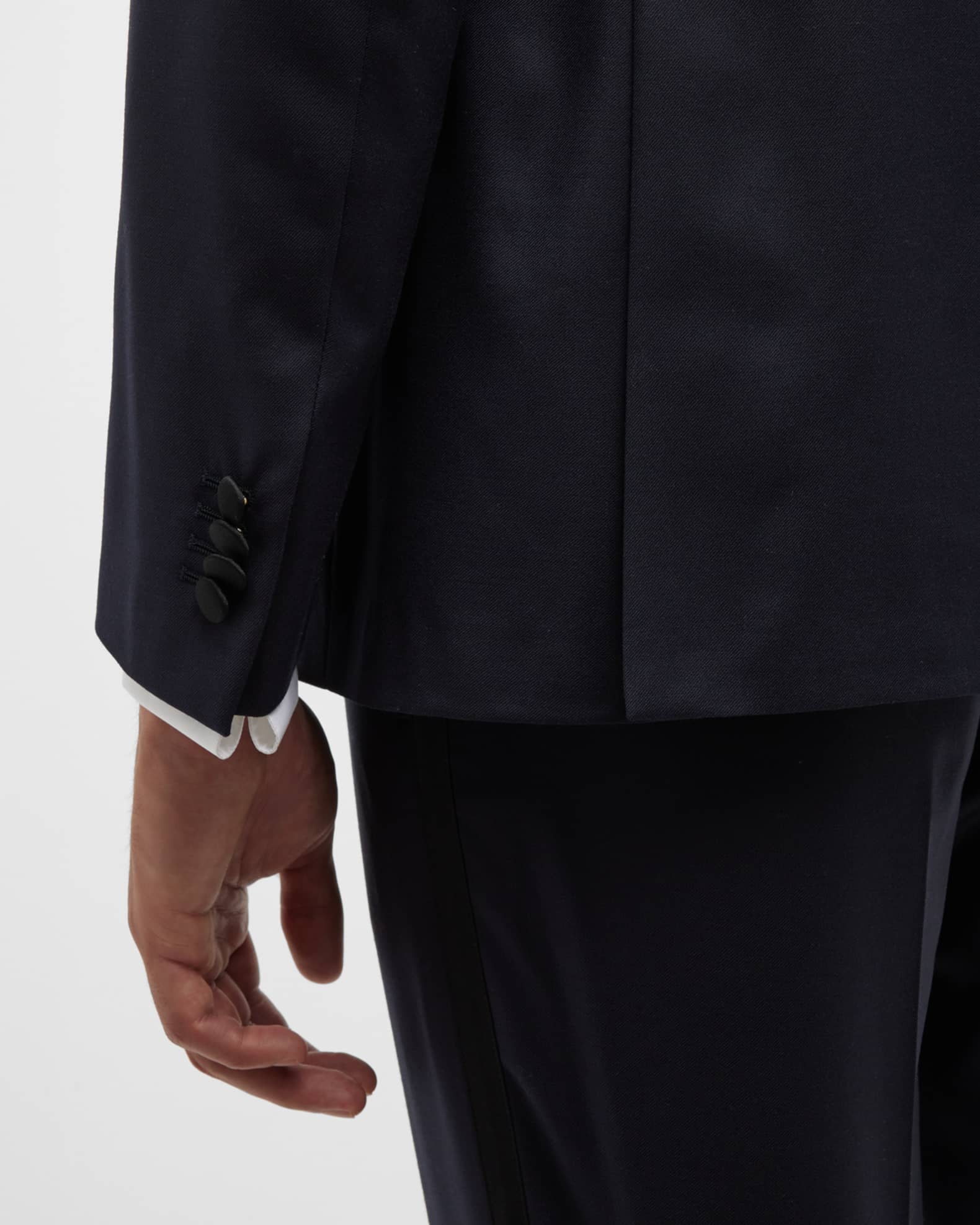 Boglioli Men's Wool Peak-Lapel Tuxedo | Neiman Marcus