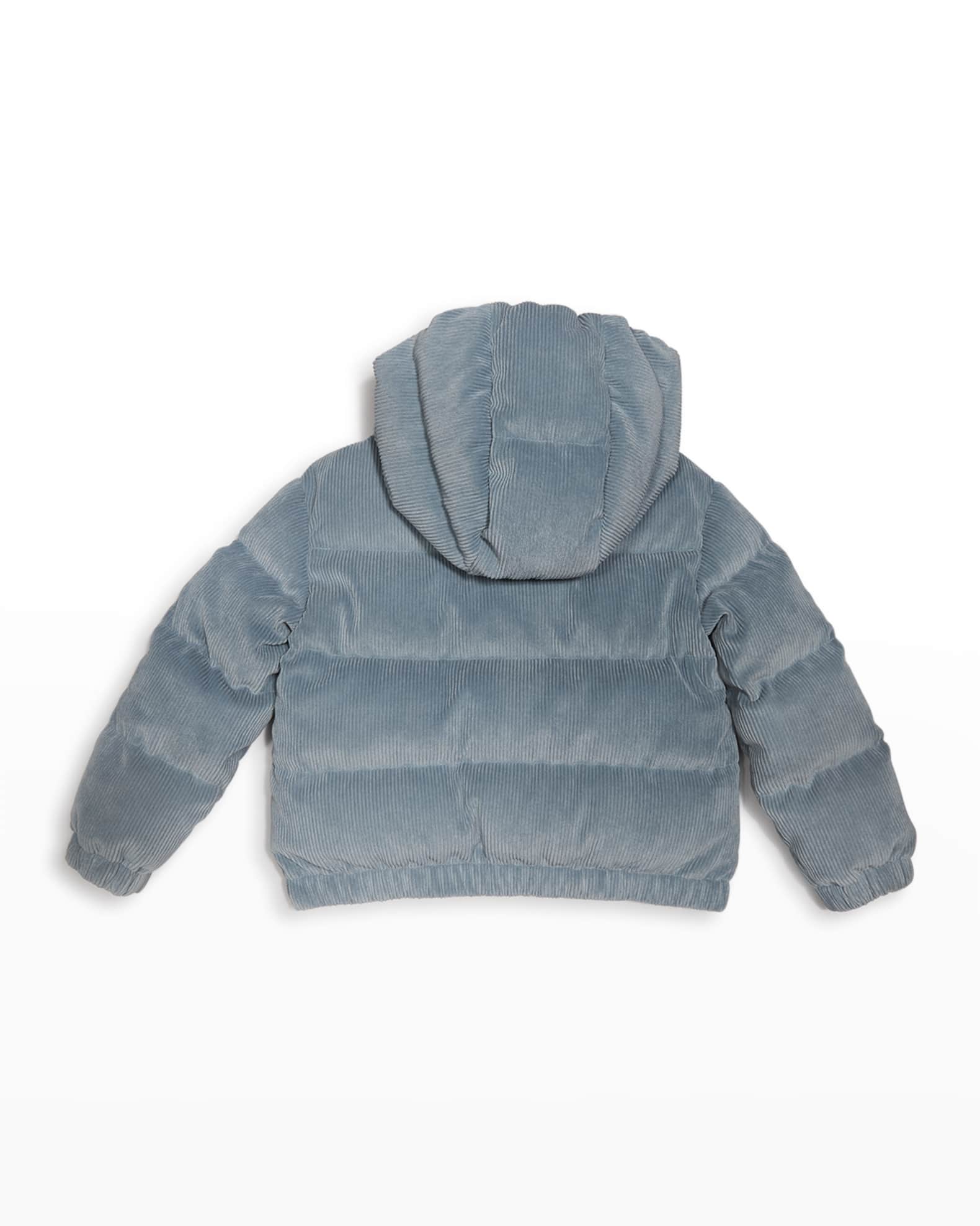 Moncler Girl's Anterne Corduroy Puffer Jacket, Size 8-14 | Neiman Marcus