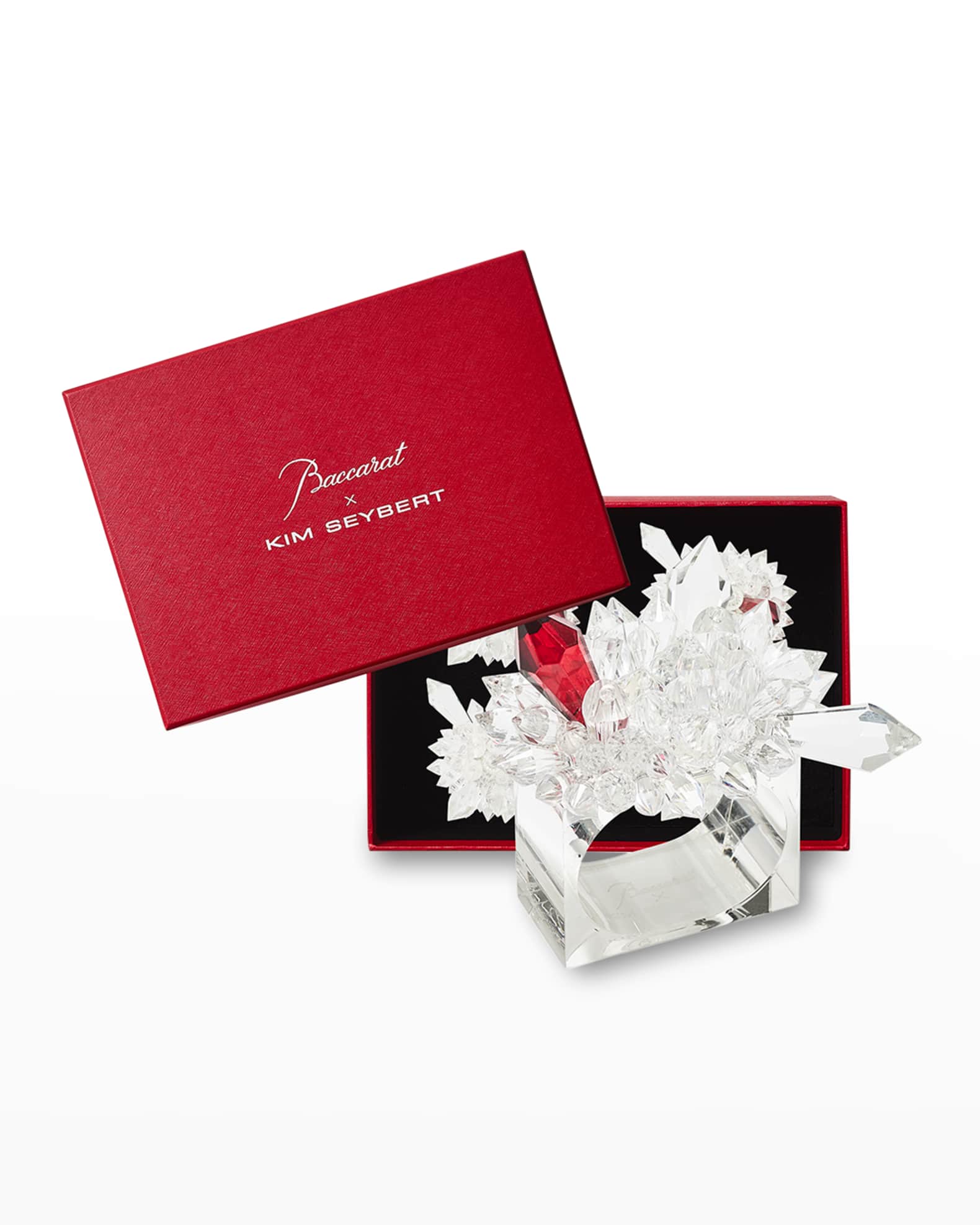 Baccarat x Kim Seybert Zenith Napkin Rings, Set of 4