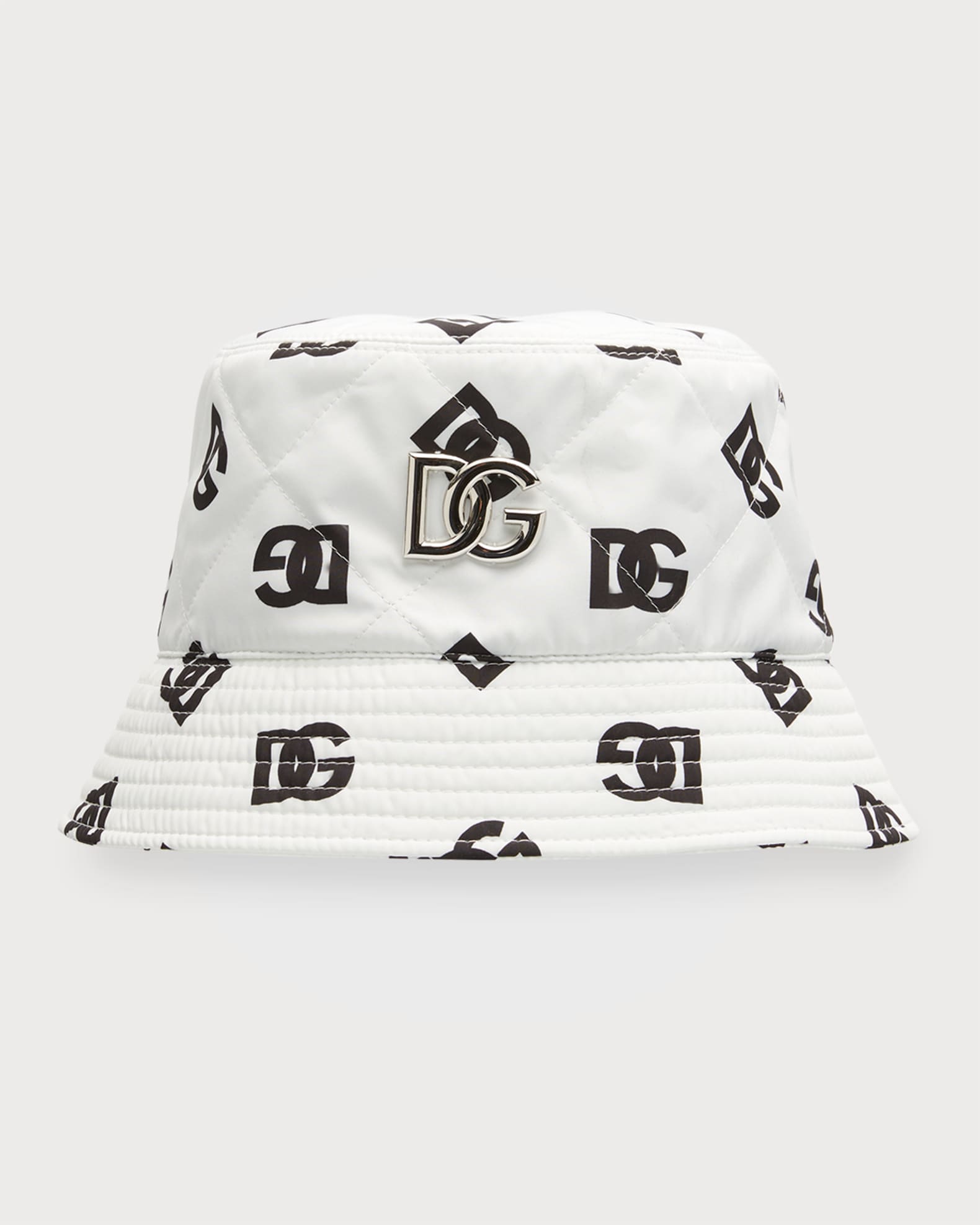 Dolce&Gabbana Interlocking DG Quilted Bucket Hat | Neiman Marcus