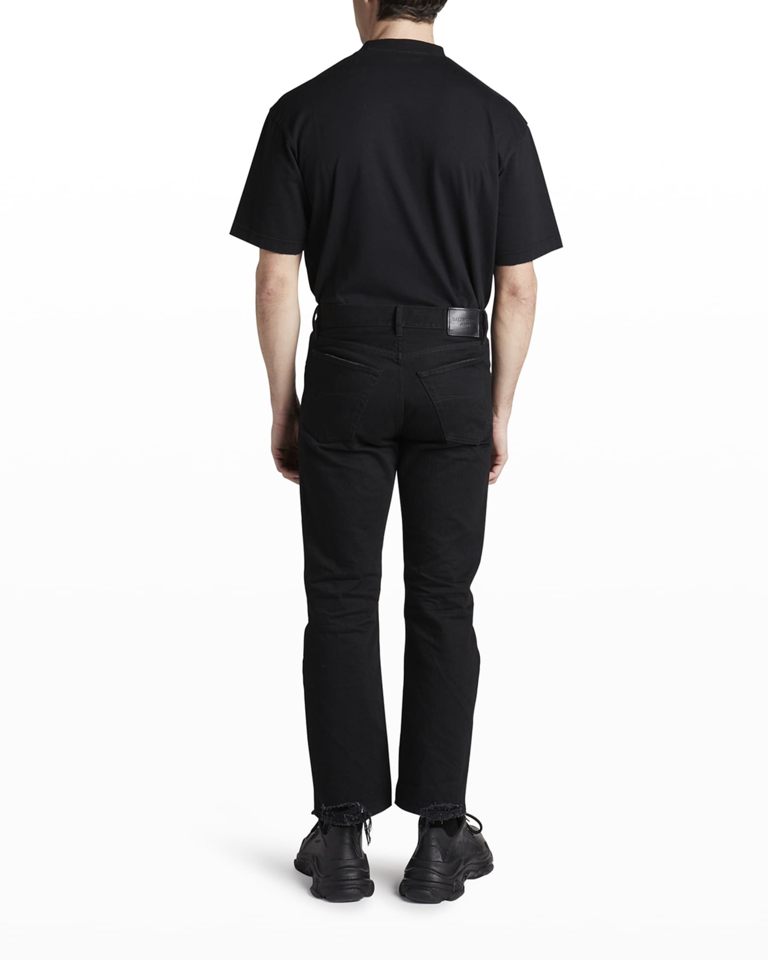 men's cropped jeans