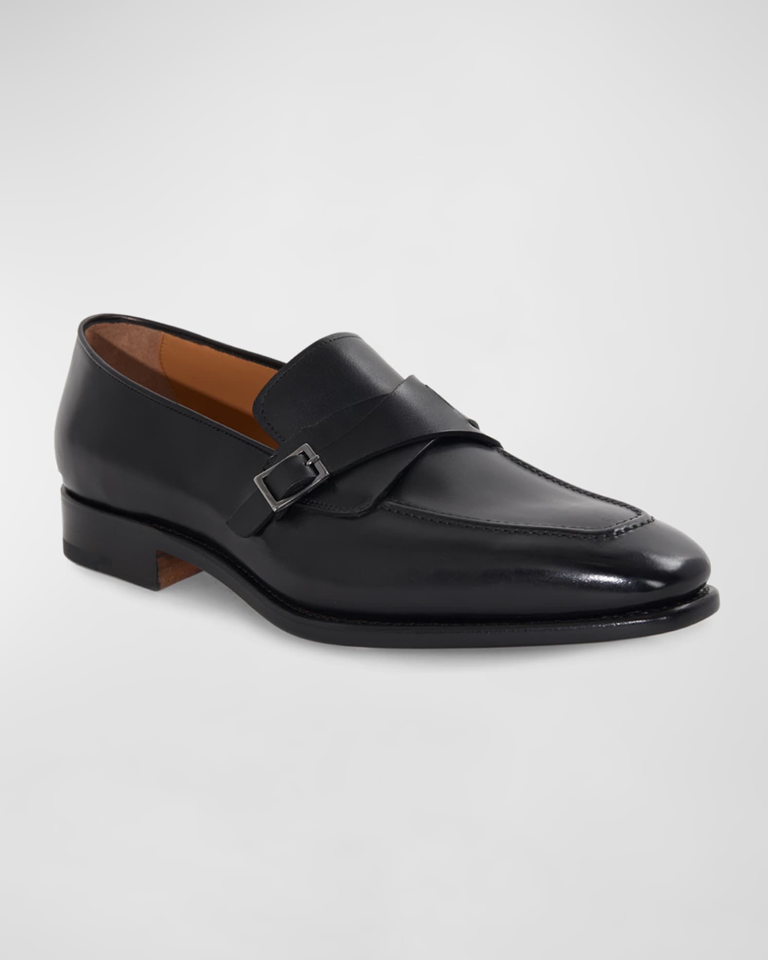 Paul Stuart Men's Gideon Leather Venetian Loafers | Neiman Marcus