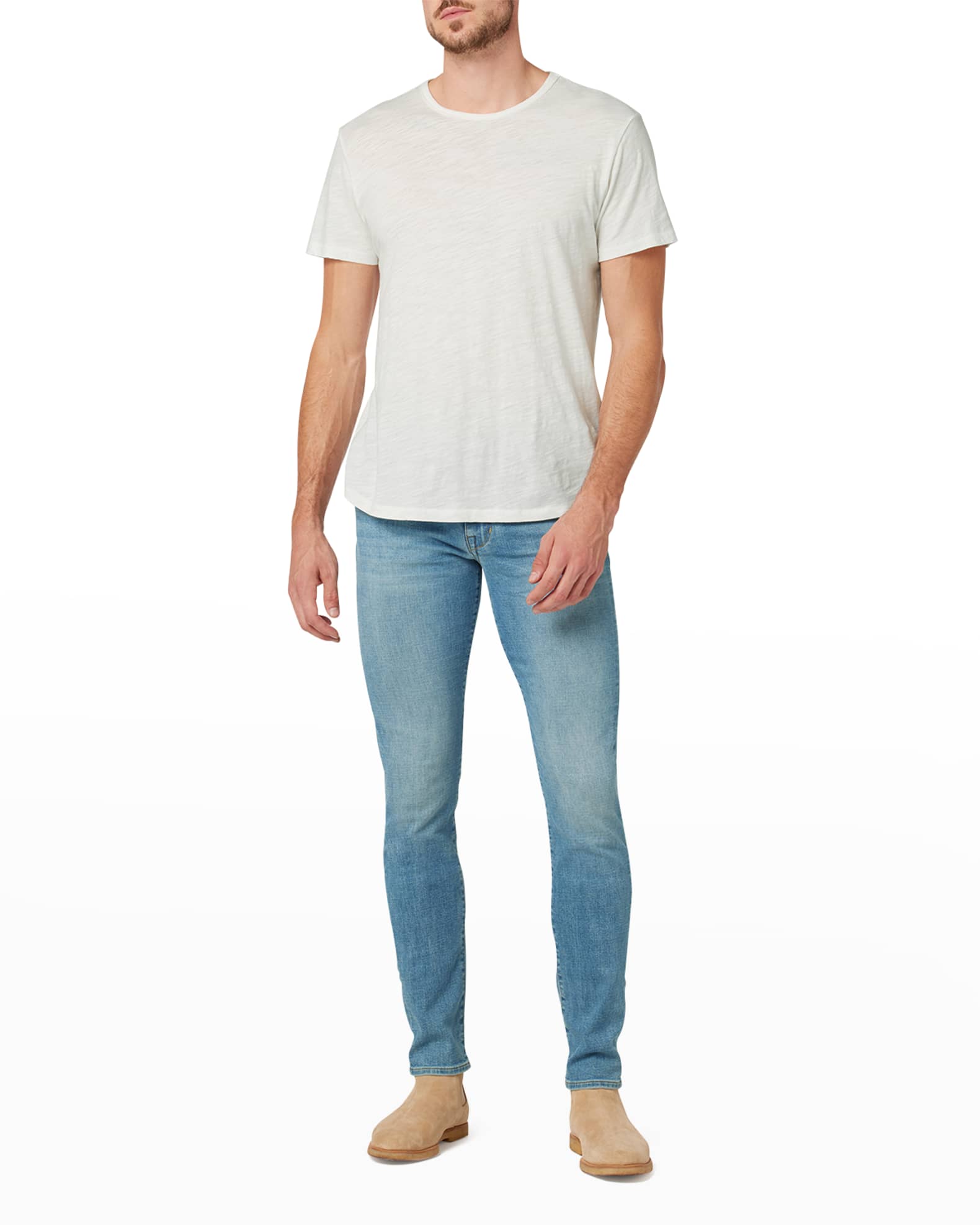 Joe's Jeans Men's Asher Slim French Terry Jeans Neiman Marcus