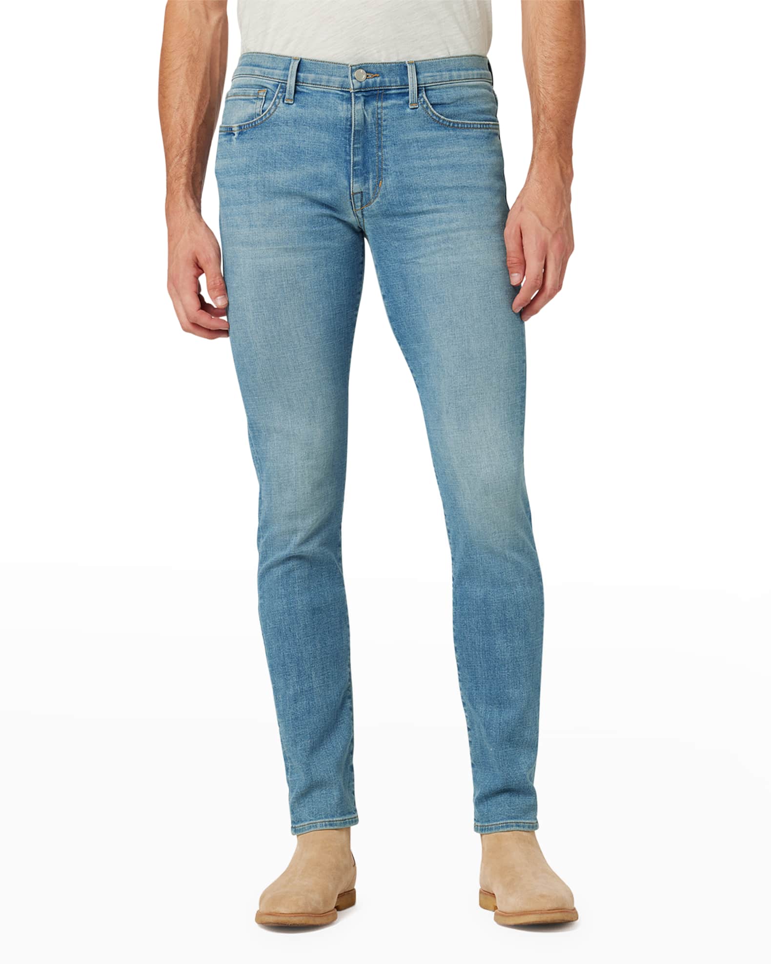 Joe's Jeans Men's Asher Slim French Terry Jeans Neiman Marcus
