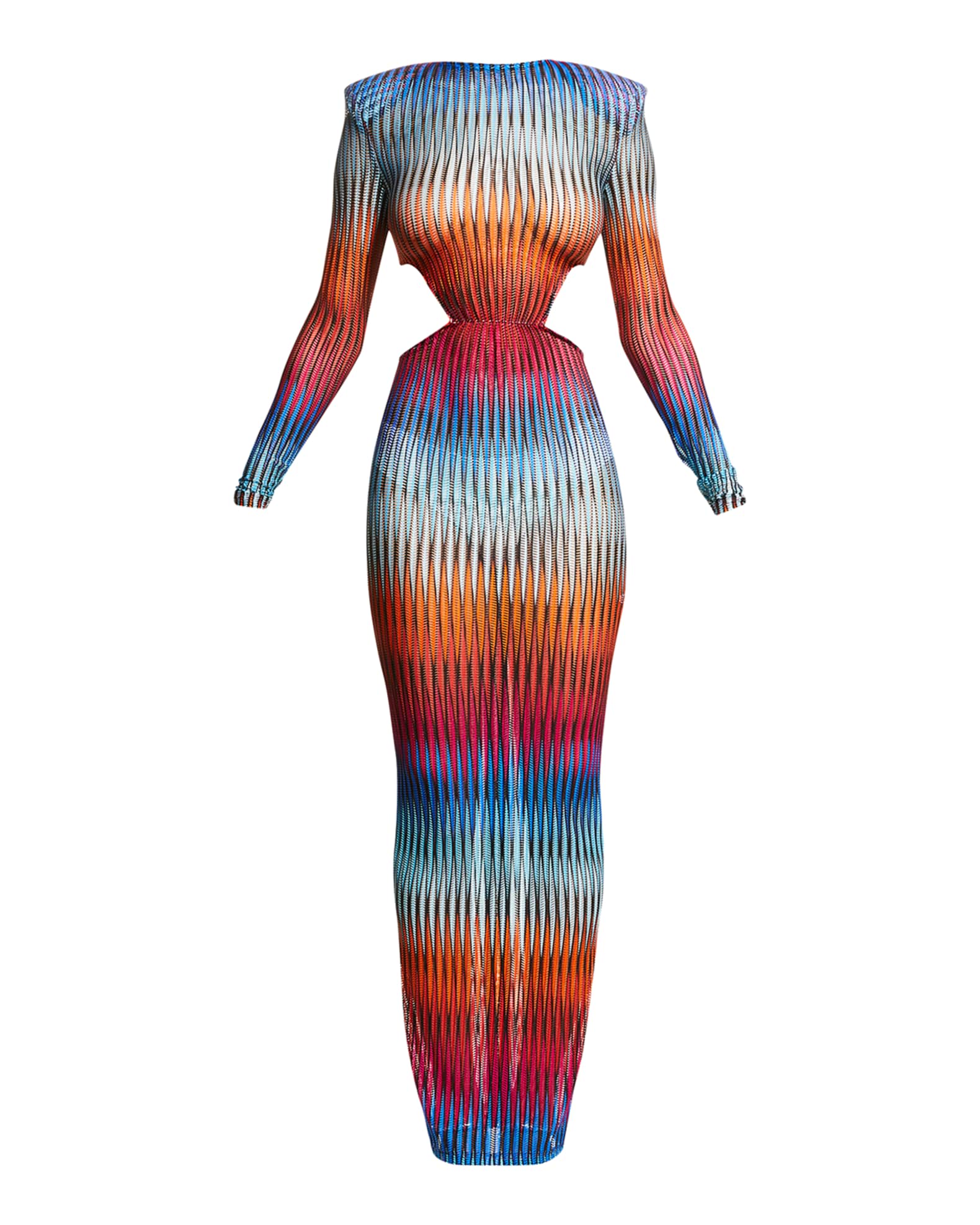 Bronx and Banco Electra Ombre Cutout Maxi Dress | Neiman Marcus