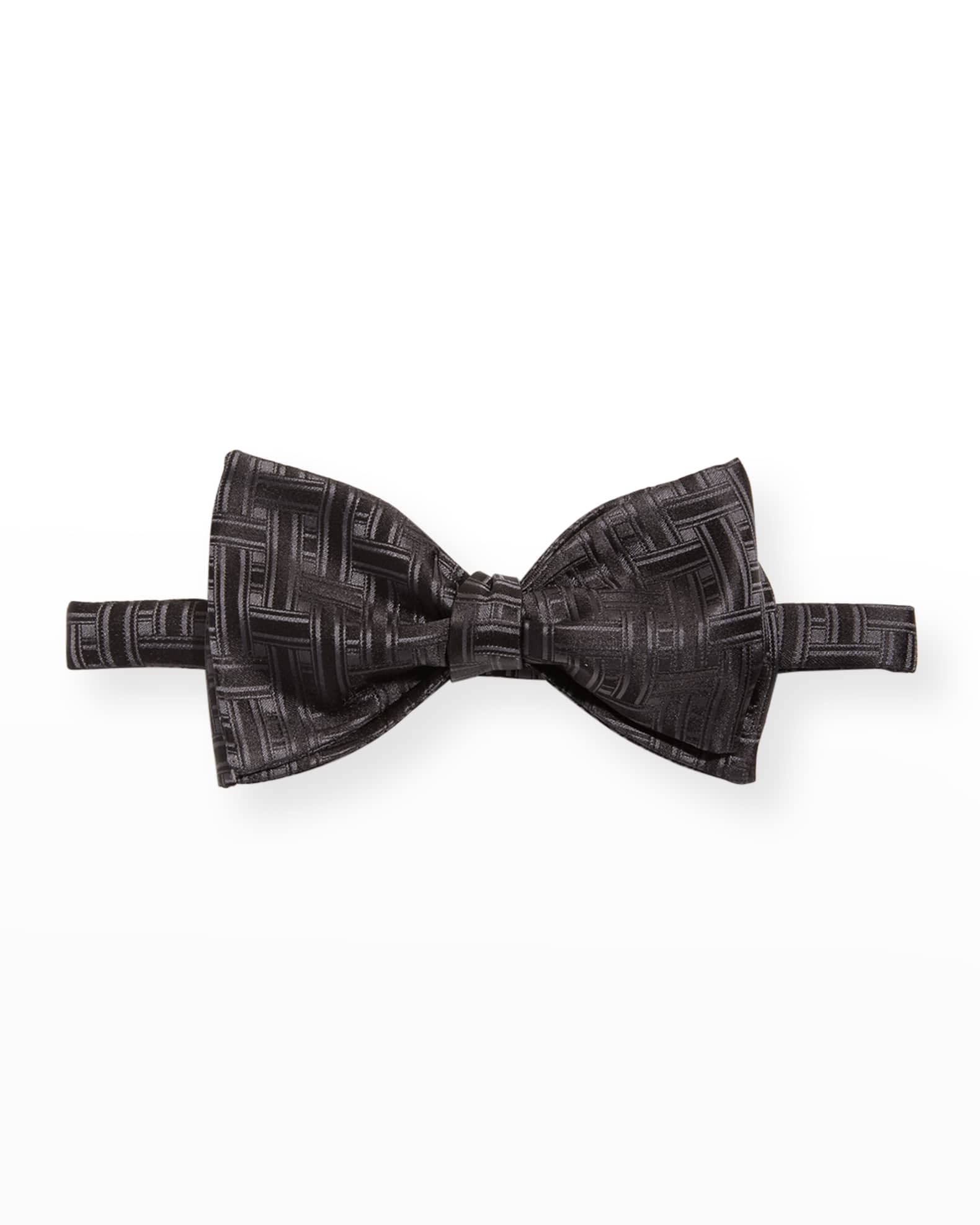 Brioni Men's Jacquard Silk Bow Tie | Neiman Marcus