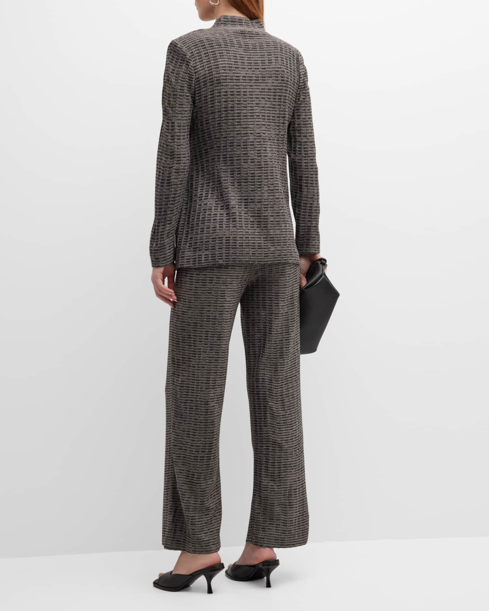 Misook Tweed Wrap Side-Tie Blazer | Neiman Marcus