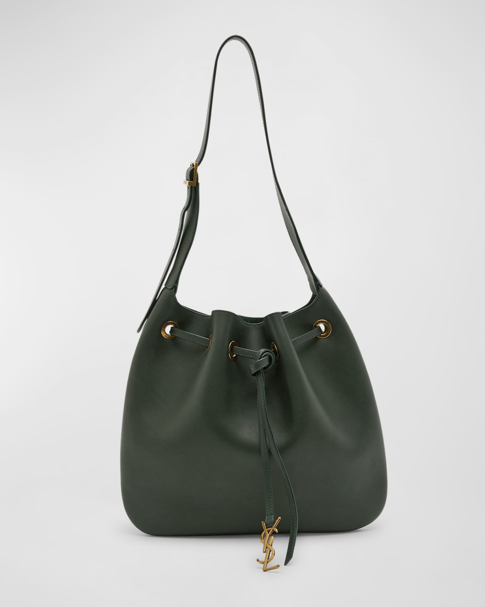 Saint Laurent Paris VII Medium YSL Hobo Bag in Smooth Leather Neiman