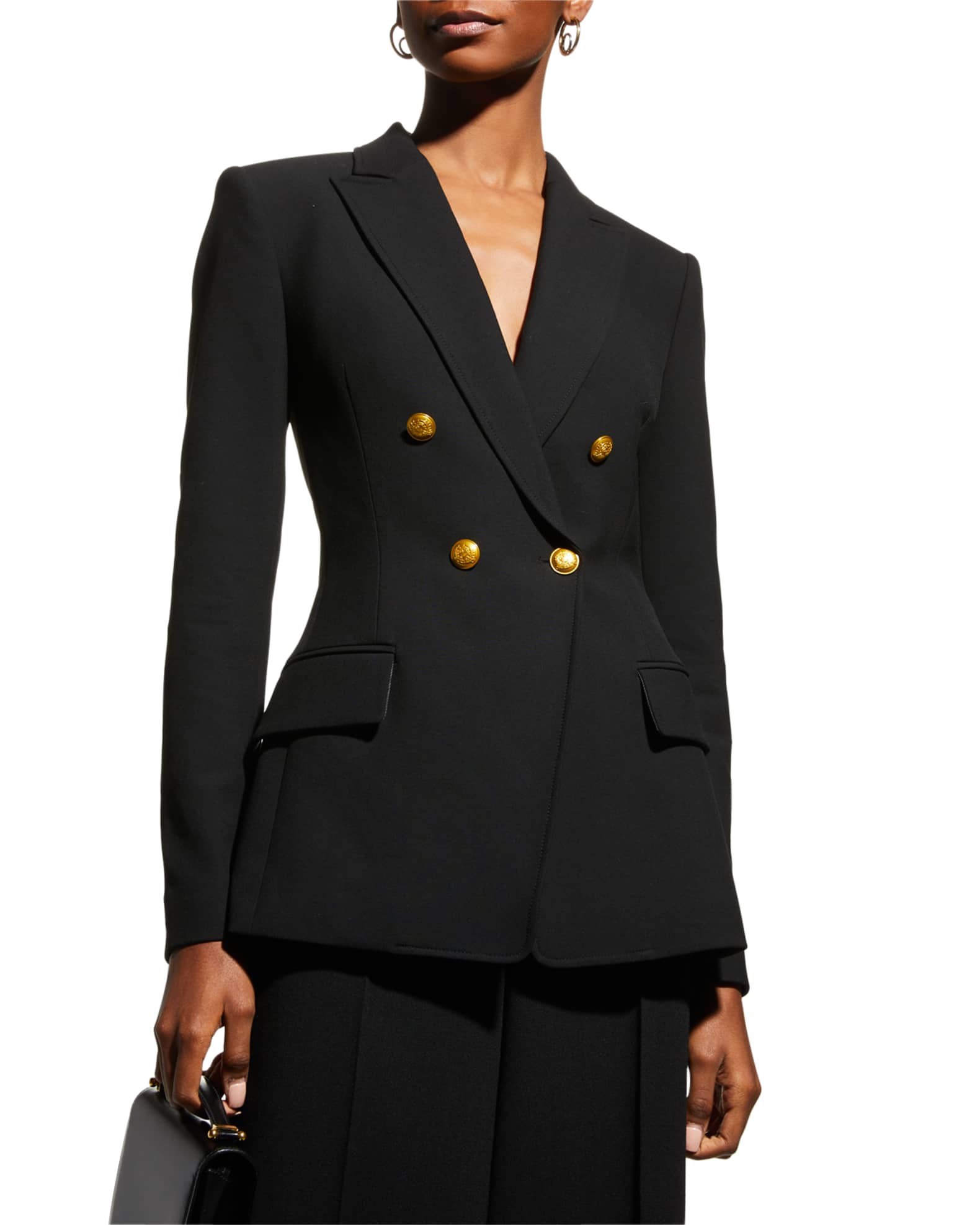 A.L.C. Sedgwick II Tailored Double-Breasted Jacket | Neiman Marcus