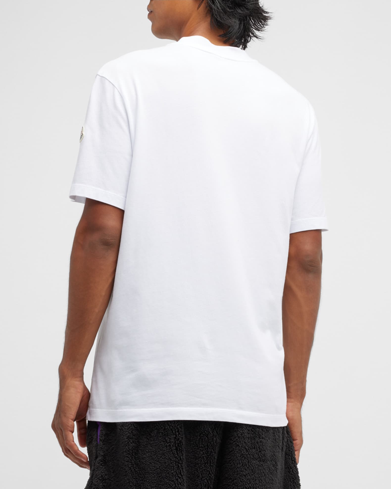 Moncler Men's Logo-Neck T-Shirt | Neiman Marcus