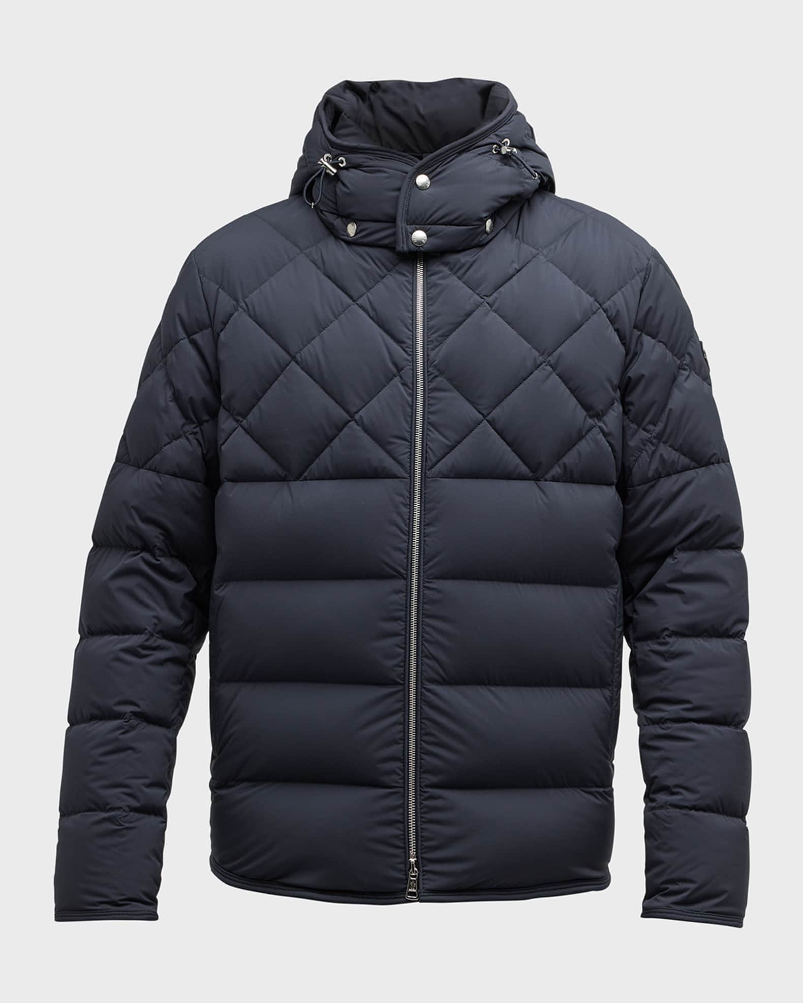Moncler Men's Cecaud Quilted Down Jacket | Neiman Marcus
