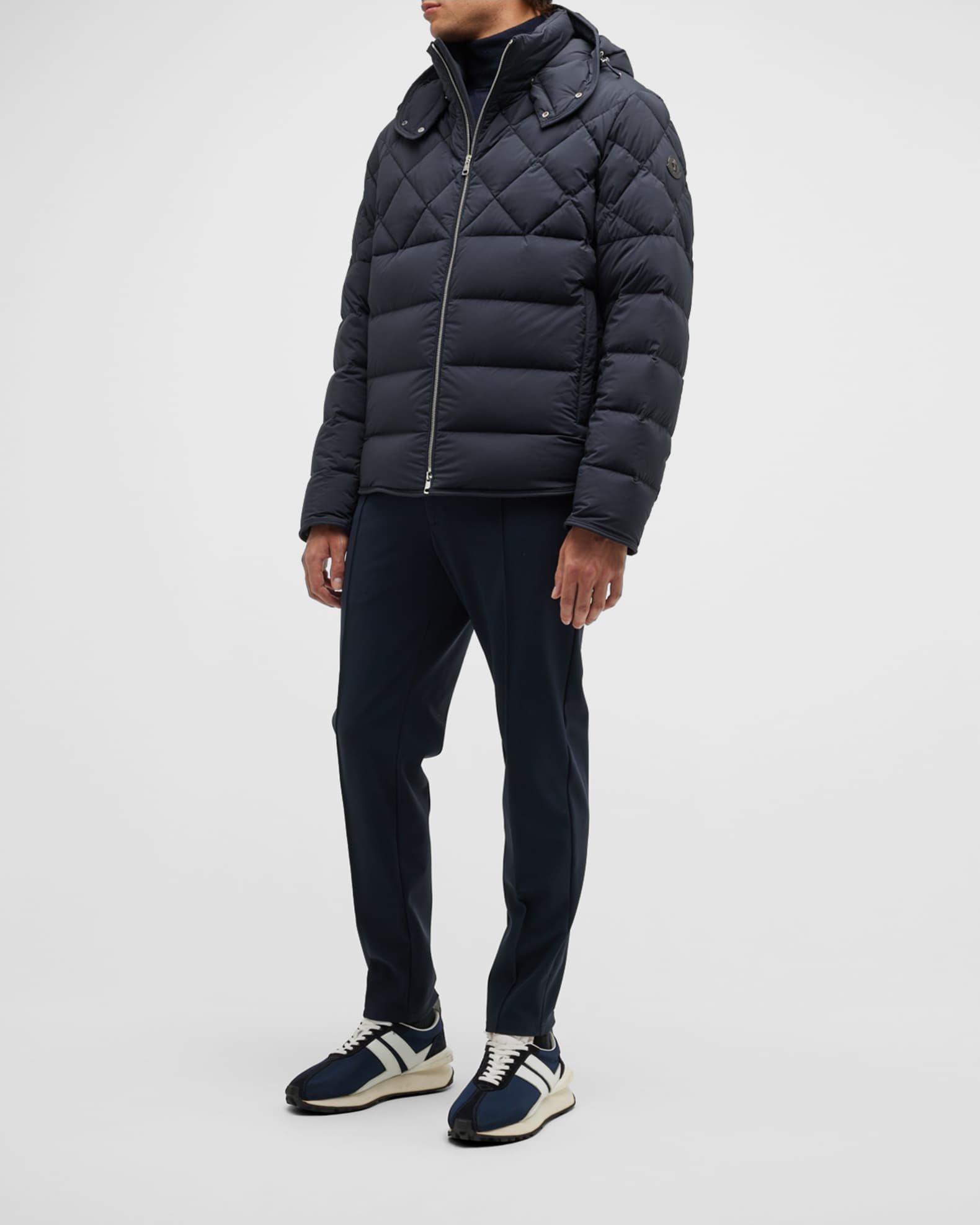 Moncler Men's Cecaud Quilted Down Jacket | Neiman Marcus