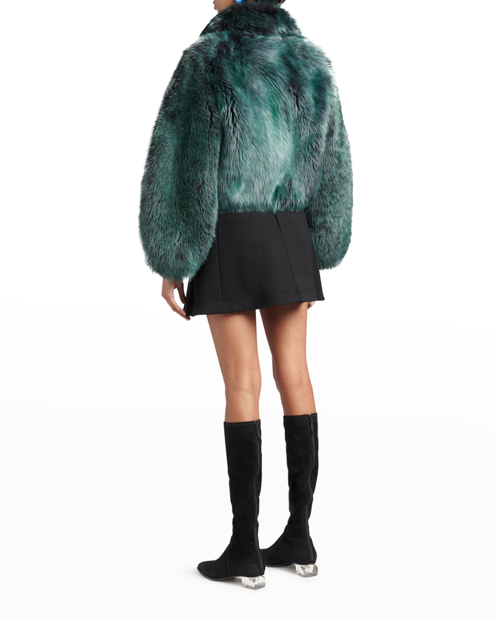 ムートン・ファーコート Giorgio Armani Brown Fur Coat Vintage Giorgio Armani Fur Suede Coat With Fur Trim in Size