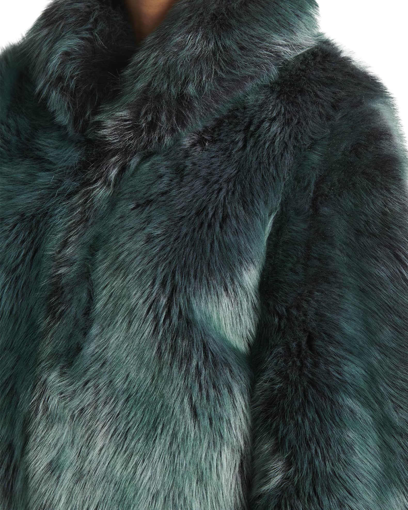 Giorgio Armani Lamb Shearling Coat | Neiman Marcus